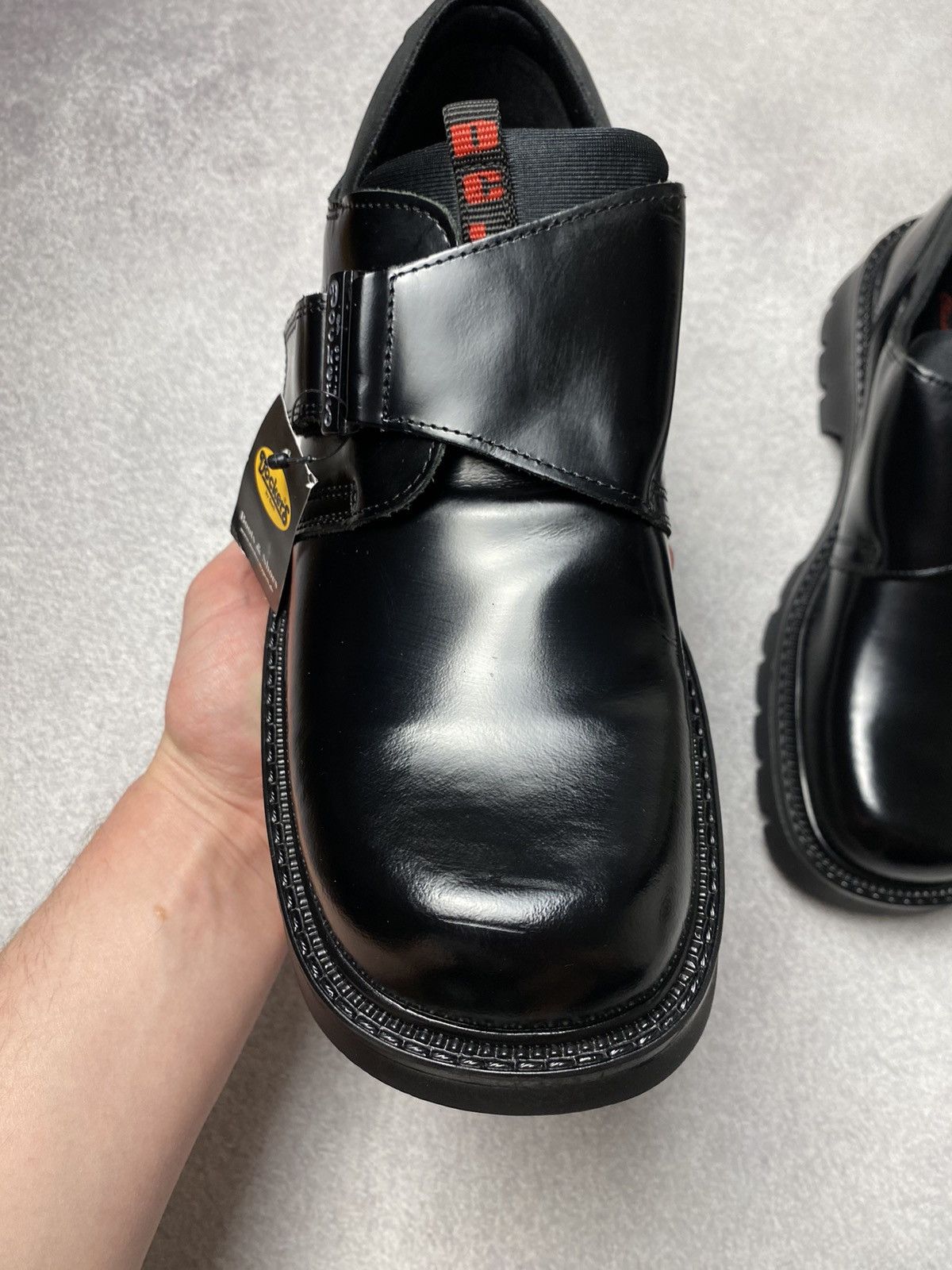 Dockers Dockers Vintage Chunky Black Leather Platform Boots goth Y2K Size US 9.5 / EU 42-43 - 6 Thumbnail