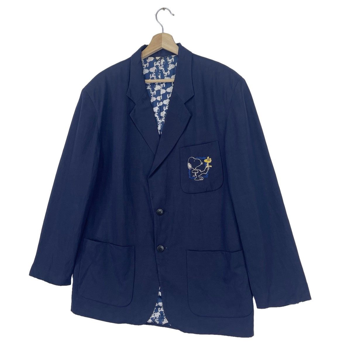 Iceberg × Peanuts × Vintage 99’s Iceberg X Peanuts Over Print Blazer Jacket Size US M / EU 48-50 / 2 - 7 Thumbnail