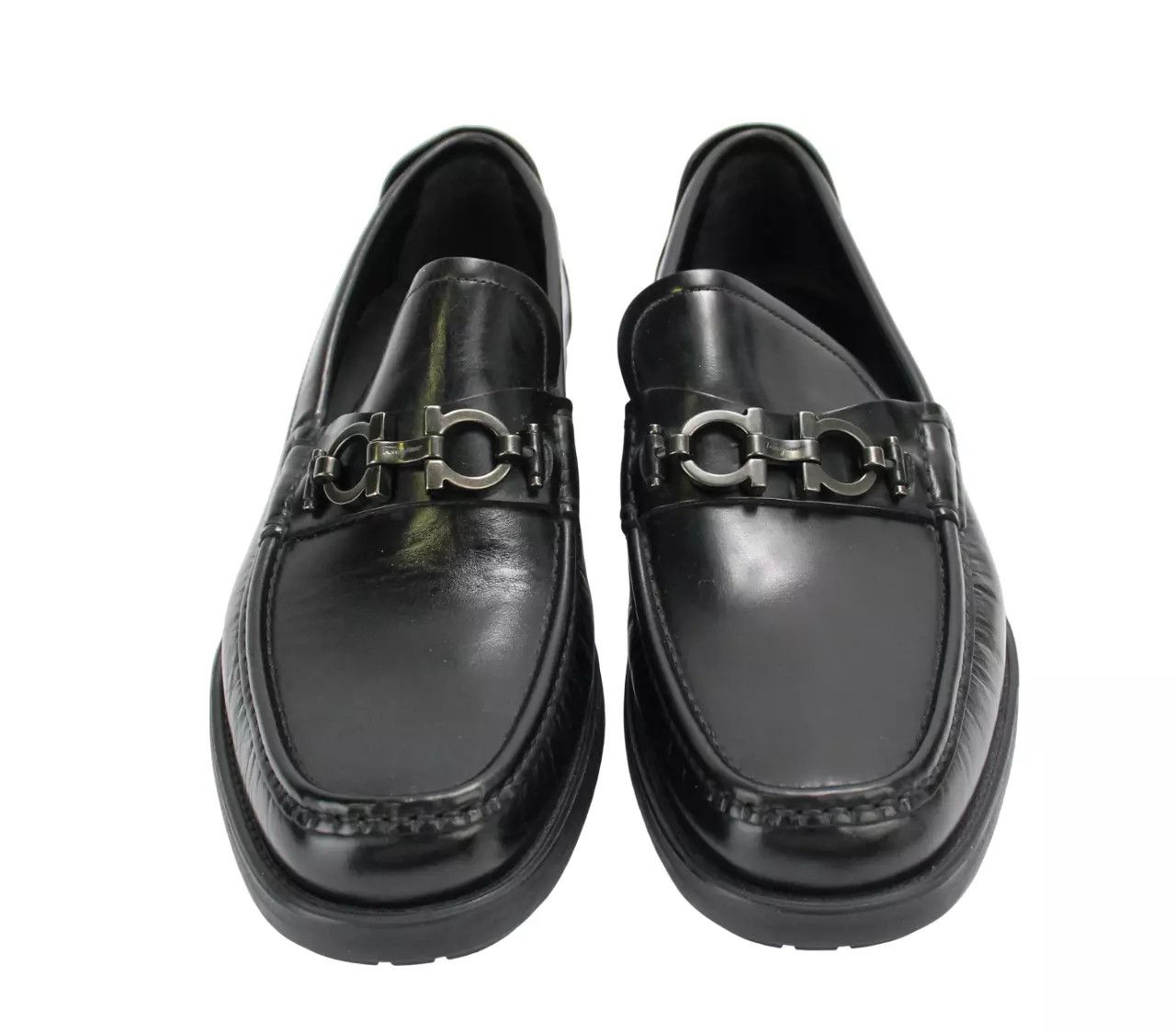 Salvatore Ferragamo SALVATORE FERRAGAMO Men's EU 41 Smooth Leather Derby Loafers Size US 8 / EU 41 - 5 Thumbnail