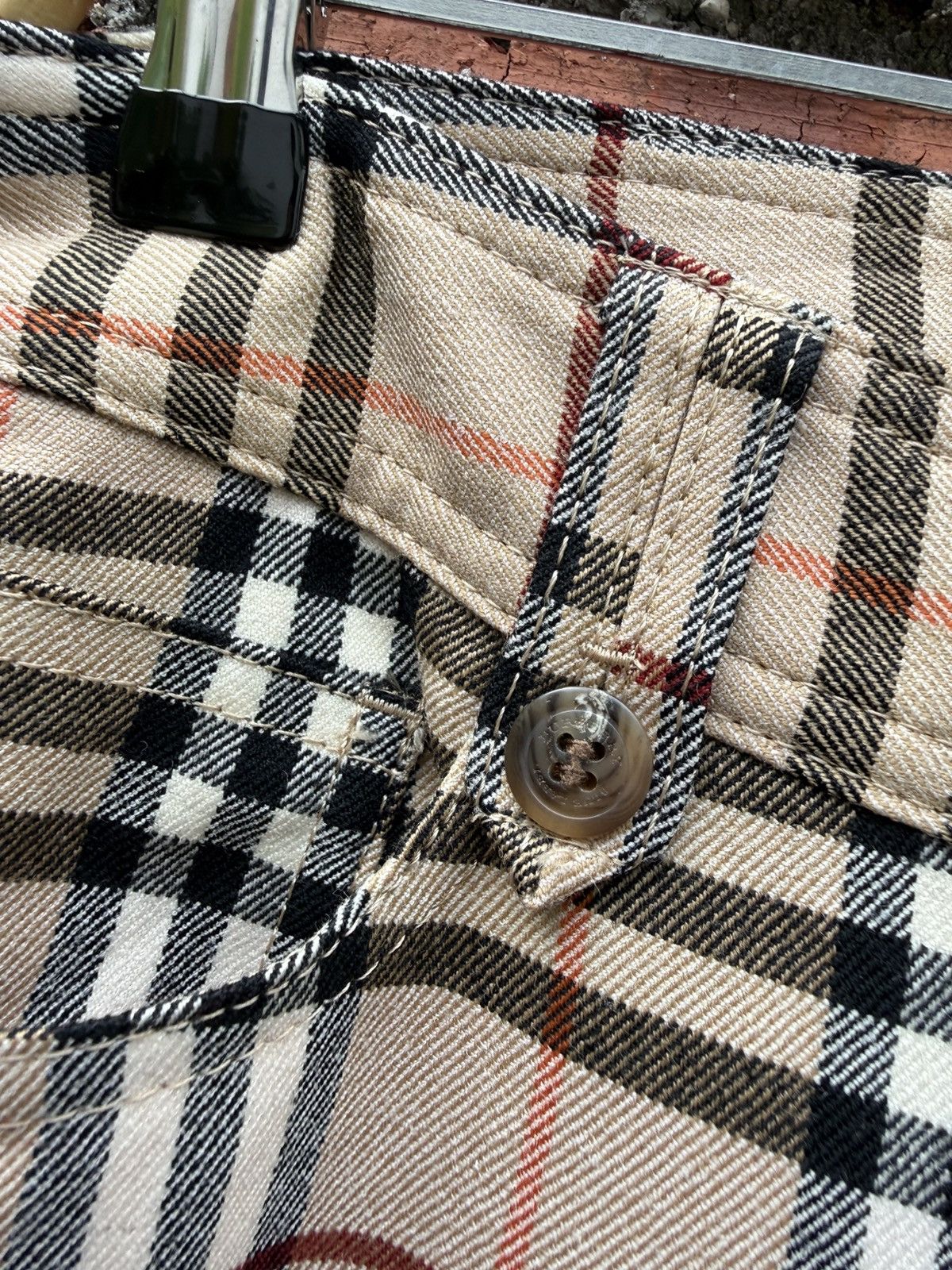 Burberry W30x27 Burberry checked blue label made in JAPAN Size 30" / US 8 / IT 44 - 6 Thumbnail