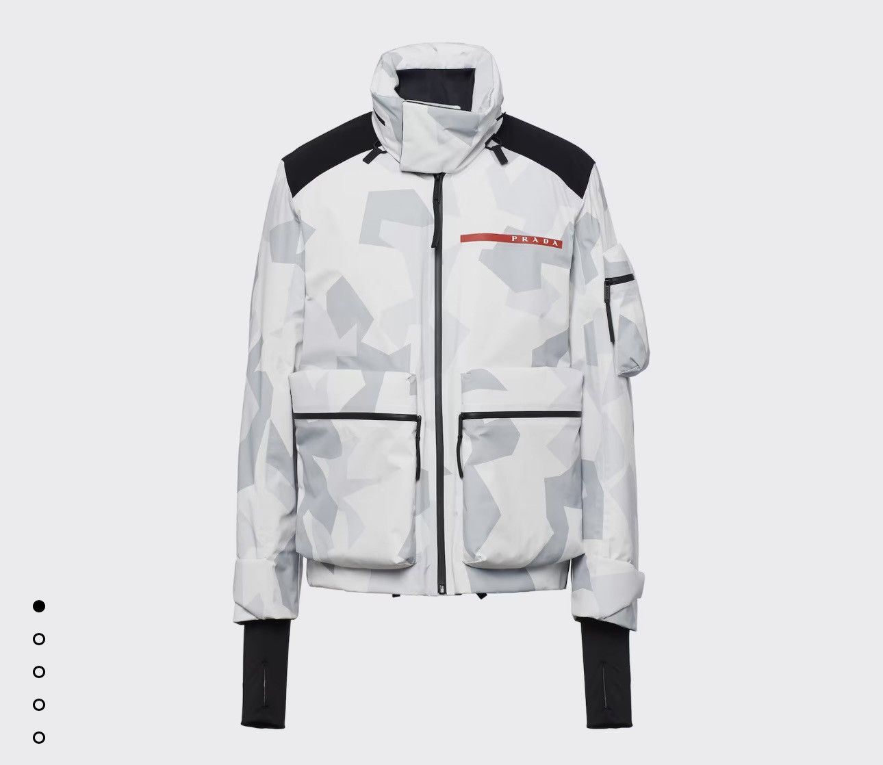 Prada Printed technical fabric ski windbreaker Size US L / EU 52-54 / 3 - 6 Thumbnail