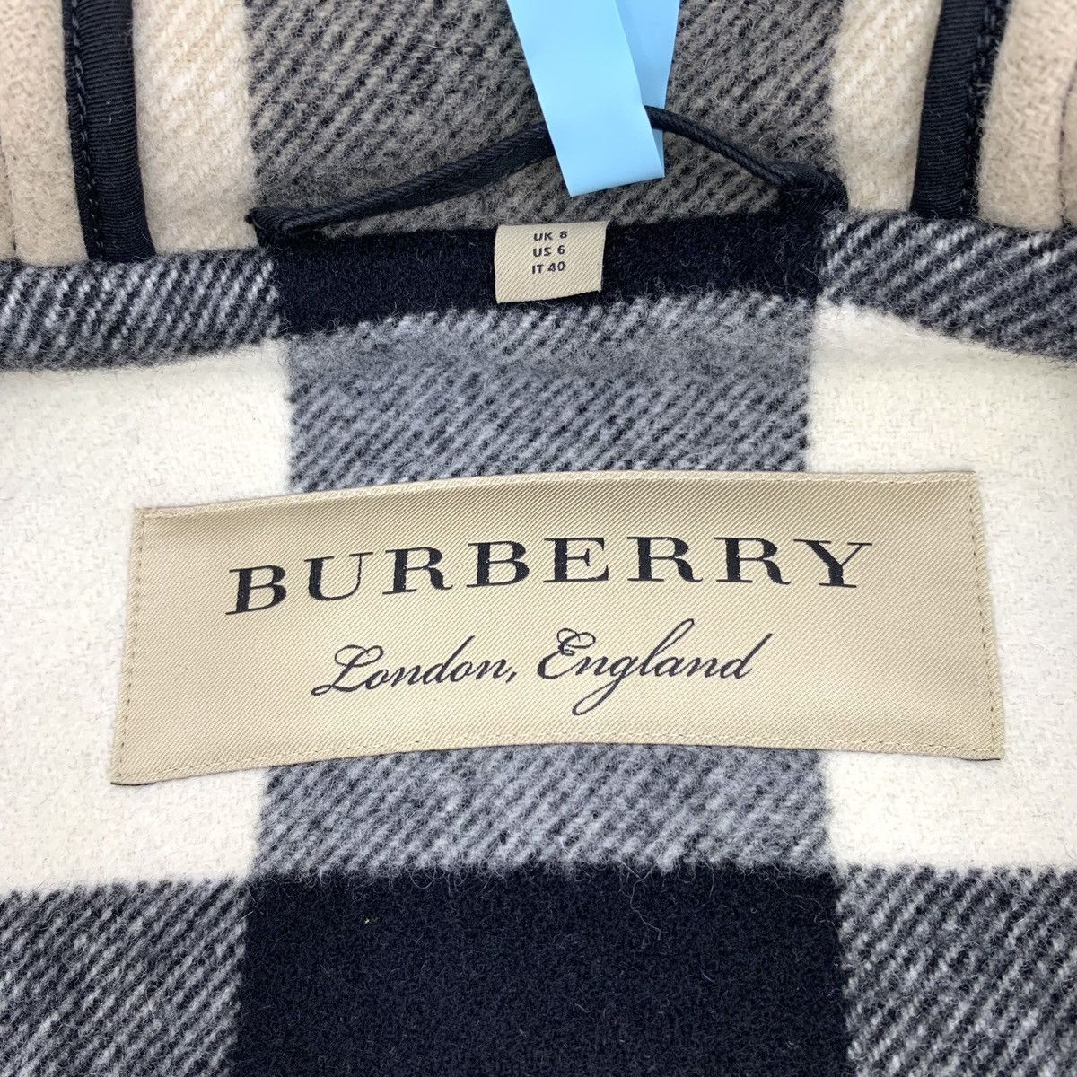 Burberry Burberry Bbr Black Sheep Wool Cowl Button Hooded Coat Size M / US 6-8 / IT 42-44 - 5 Thumbnail