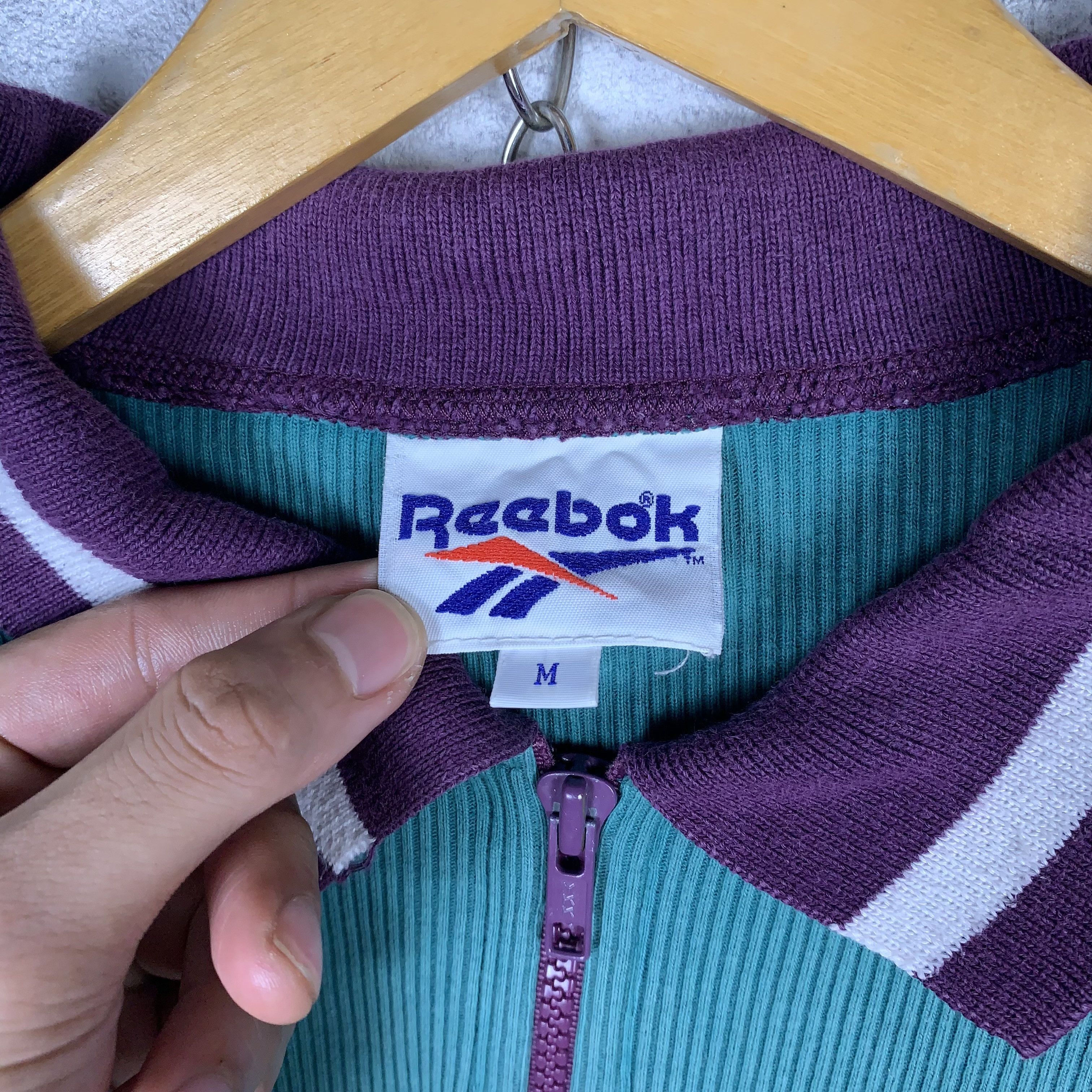 Reebok 90s Reebok Multicolor Polo Shirt Colorblock Size US M / EU 48-50 / 2 - 7 Thumbnail