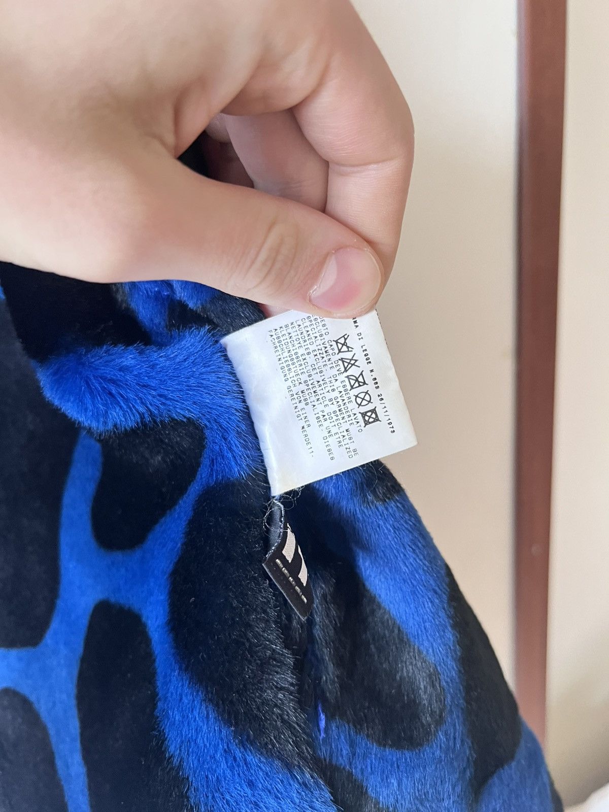 Versus Versace Versace Versus neon blue leopard pattern jacket Size L / US 10 / IT 46 - 8 Thumbnail