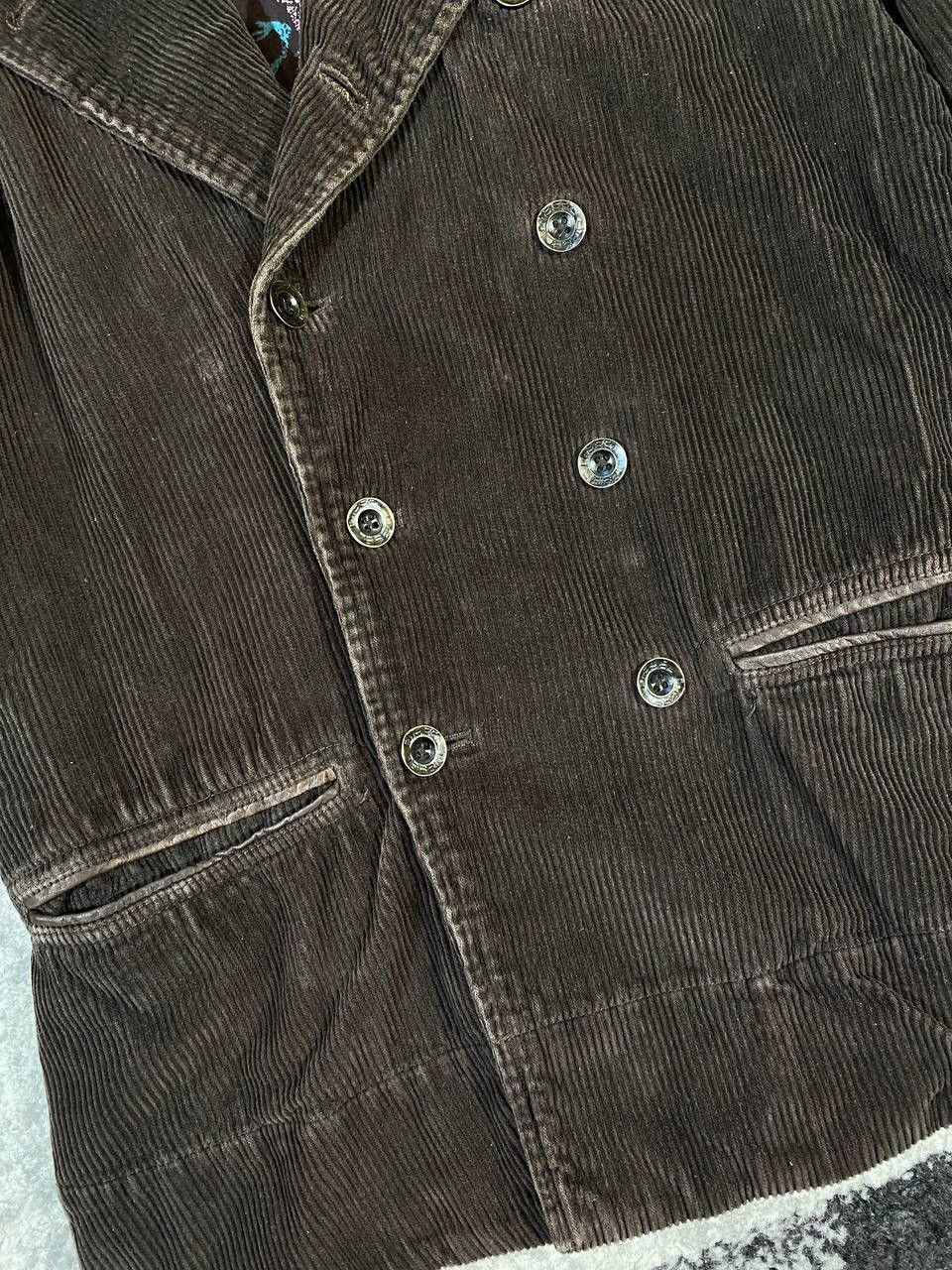 Diesel Diesel Blazer Women Leather Velvet Size L Brown Size L / US 10 / IT 46 - 2 Thumbnail
