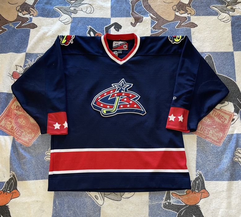 Vintage blue jackets on sale jersey