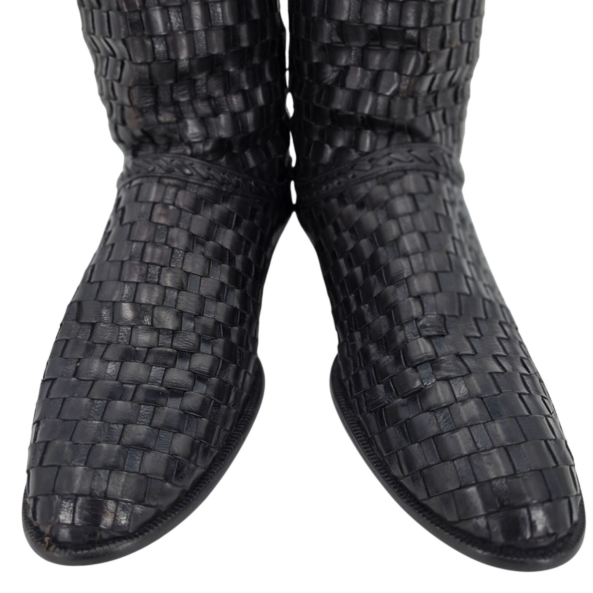 Bally Vintage Bally Italy Full Hand Woven Calfskin Boots Mens 8.5 Size US 8.5 / EU 41-42 - 11 Thumbnail
