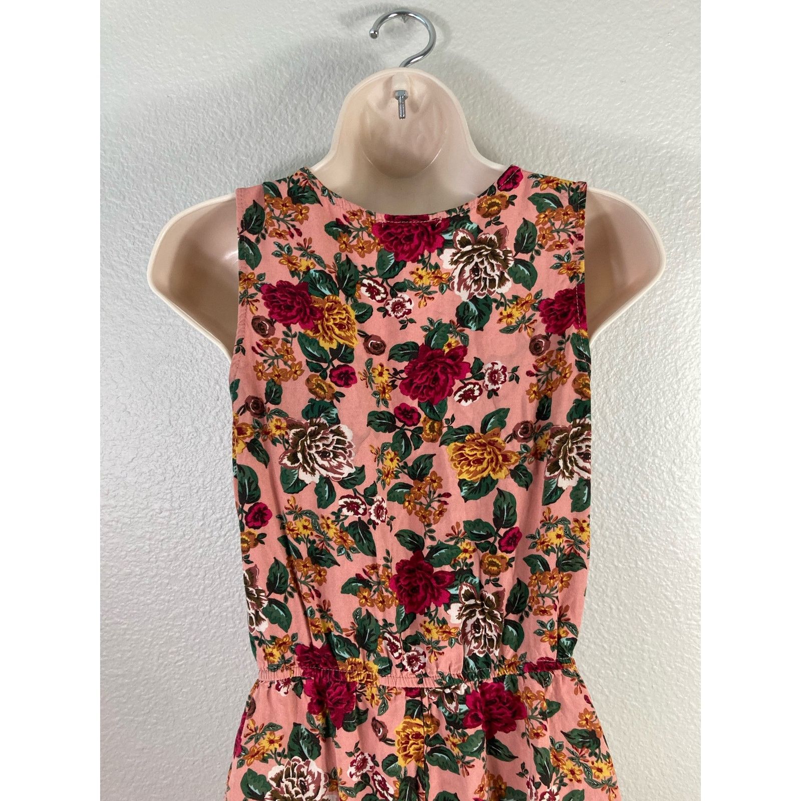 Other Pink Floral Juniors Dress Sz M Inner Shorts Summer Casual Size M / US 6-8 / IT 42-44 - 7 Thumbnail