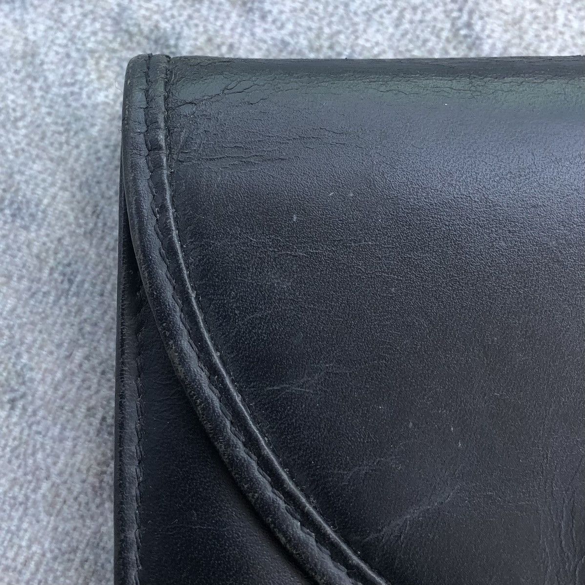 Balenciaga Authentic Balenciaga Paris Leather Wallet Black Size ONE SIZE - 16 Thumbnail