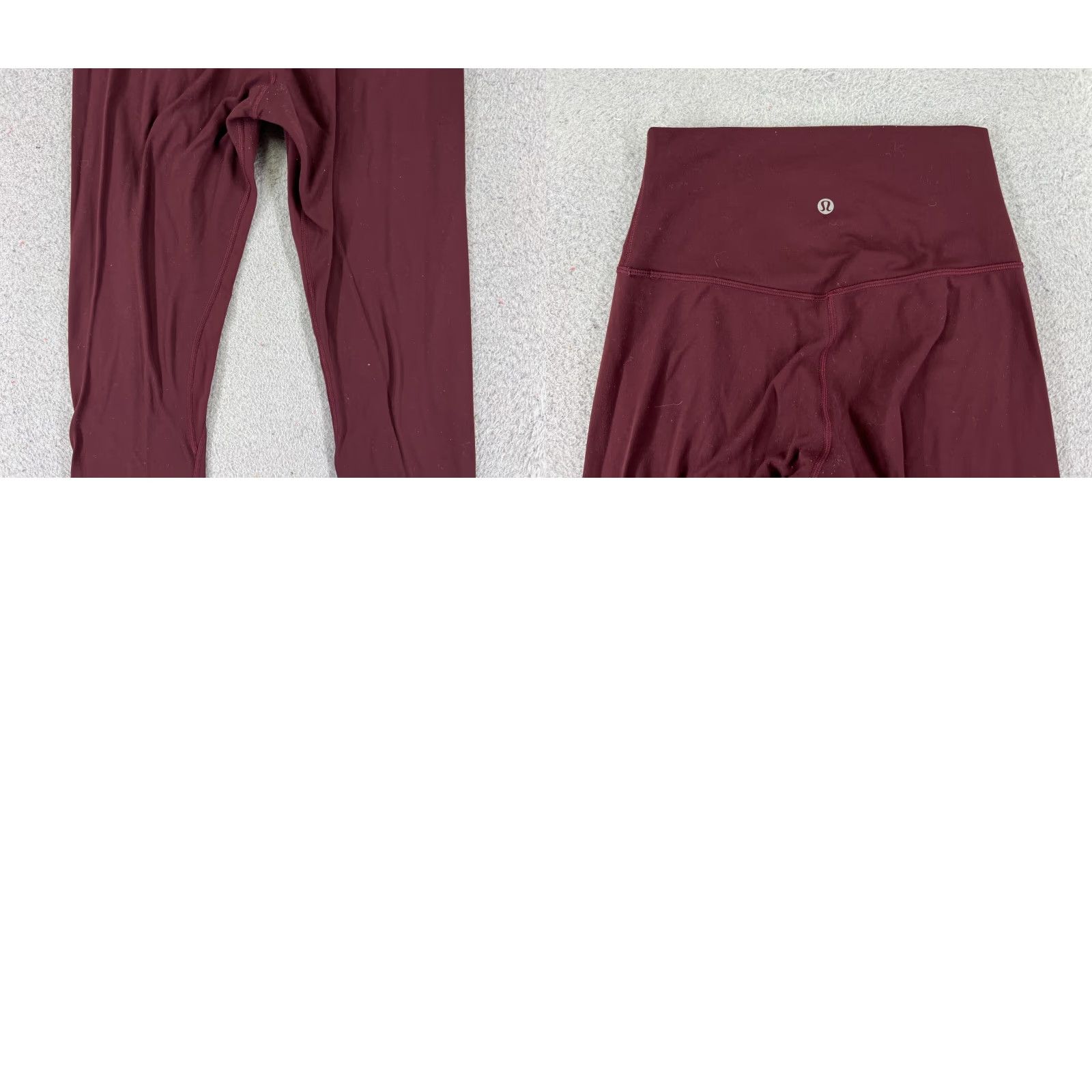Lululemon Lululemon Leggings Womens 2 Red Wunder Under Crop Yoga High Rise LW6AG0S Cropped Pockets 22in Inseam Relaxed Skinny Size 26" / US 2 / IT 38 - 9 Thumbnail