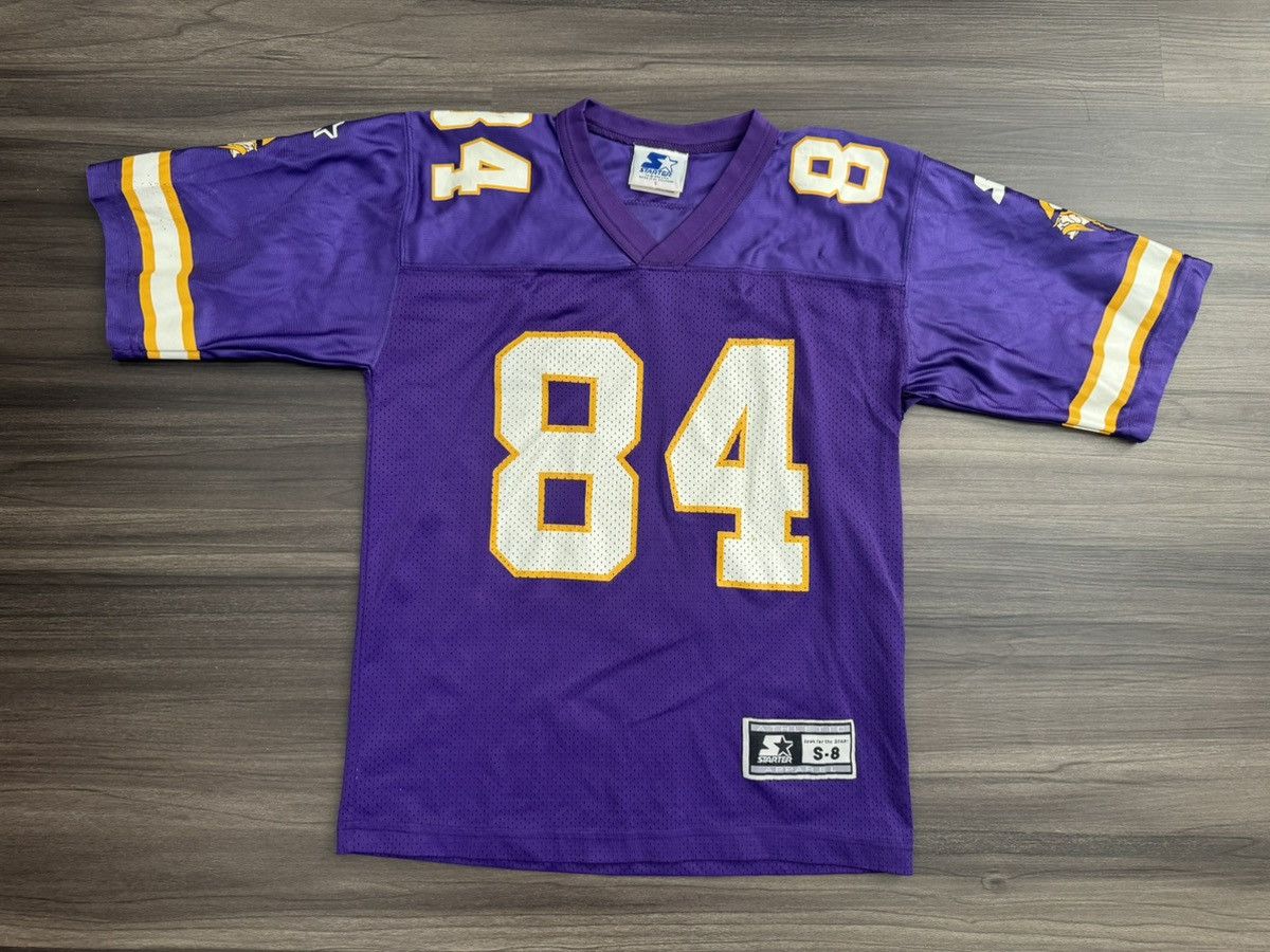 Starter YOUTH S Vintage Minnesota Vikings Randy Moss #84 Home Jersey Size US S / EU 44-46 / 1 - 1 Thumbnail