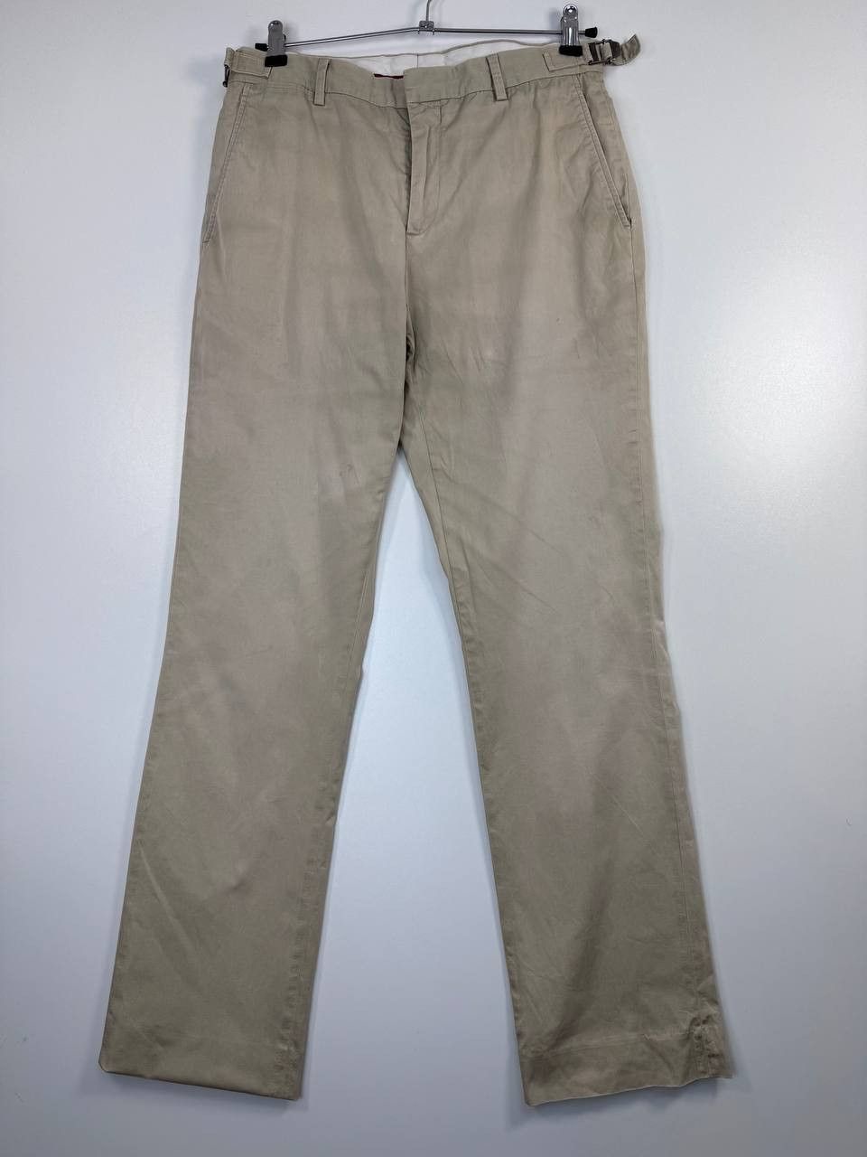 Burberry Burberry London Mens Chinos Pants Beige Khaki Lean Fit 32R Size US 32 / EU 48 - 1 Thumbnail