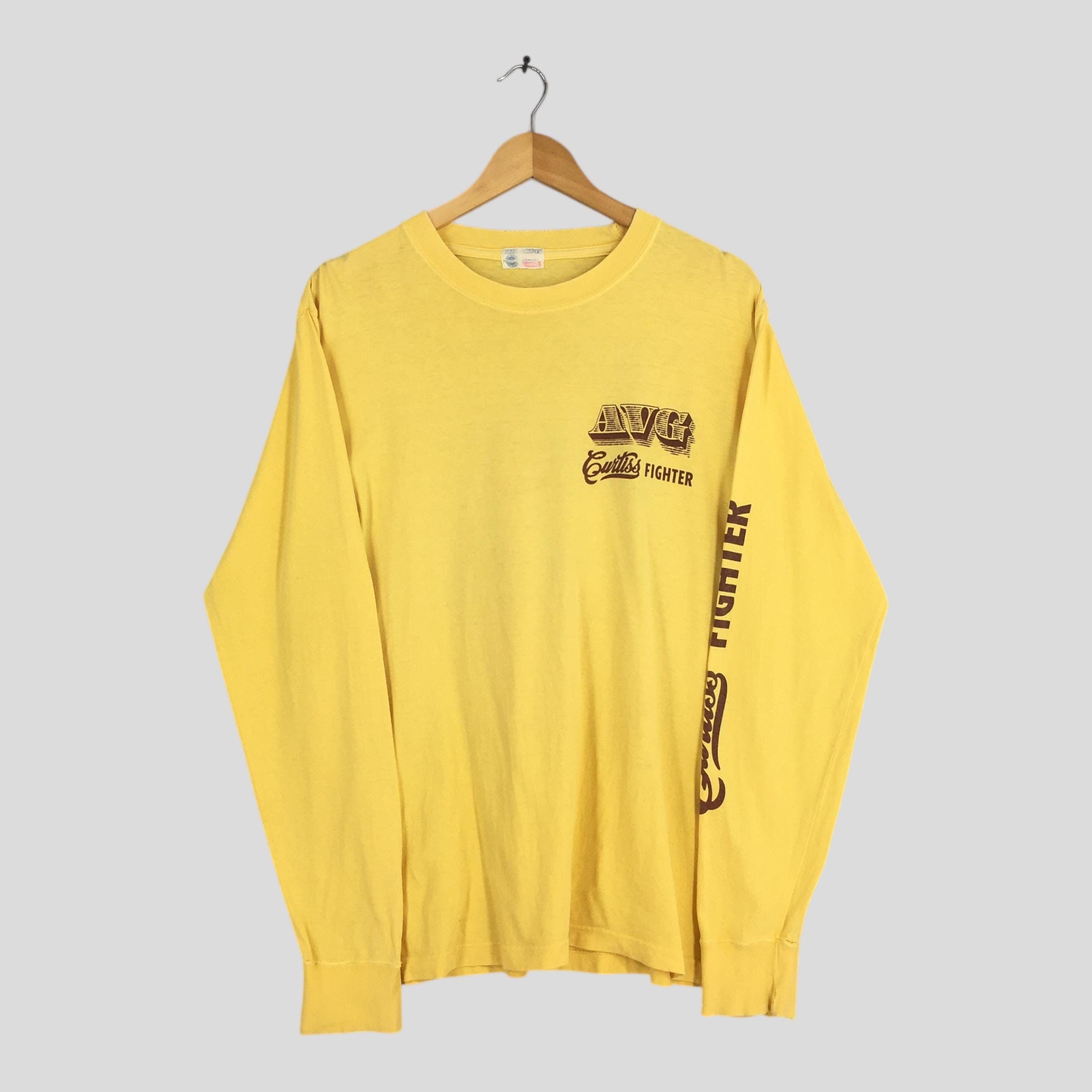 Buzz Rickson's Vintage Buzz Rickson Us Army Air Forces Yellow T shirt Large Size US L / EU 52-54 / 3 - 3 Thumbnail