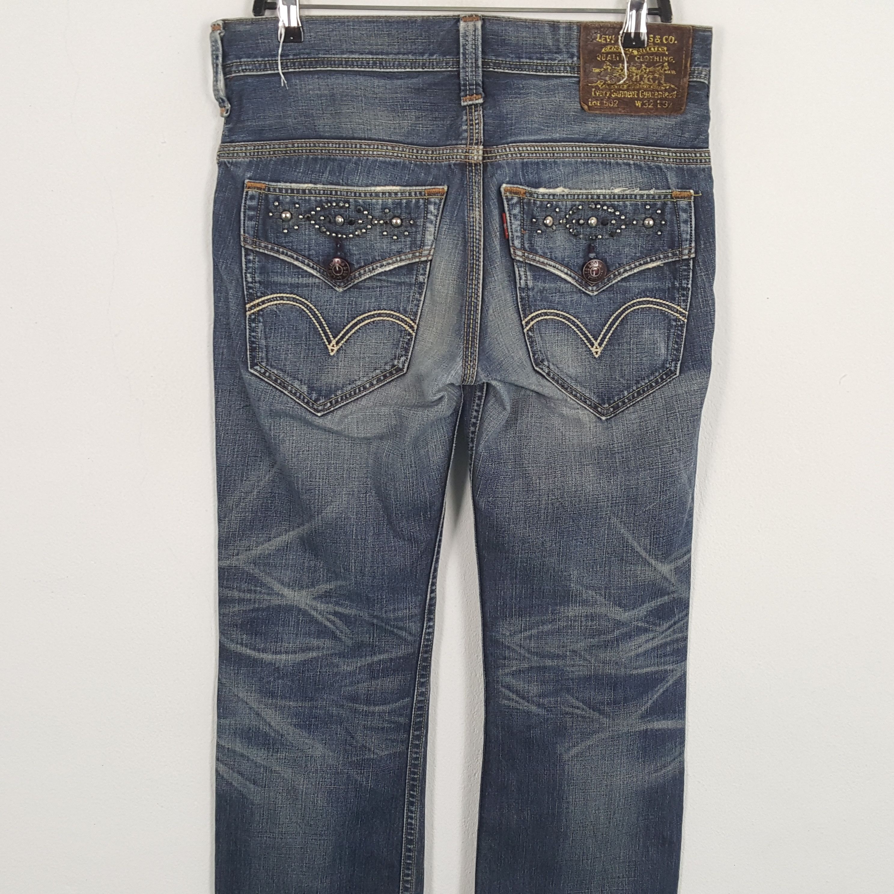 Levi's × Vintage LEVI'S Jeans Daily Streetwear Style Size US 33 - 2 Thumbnail