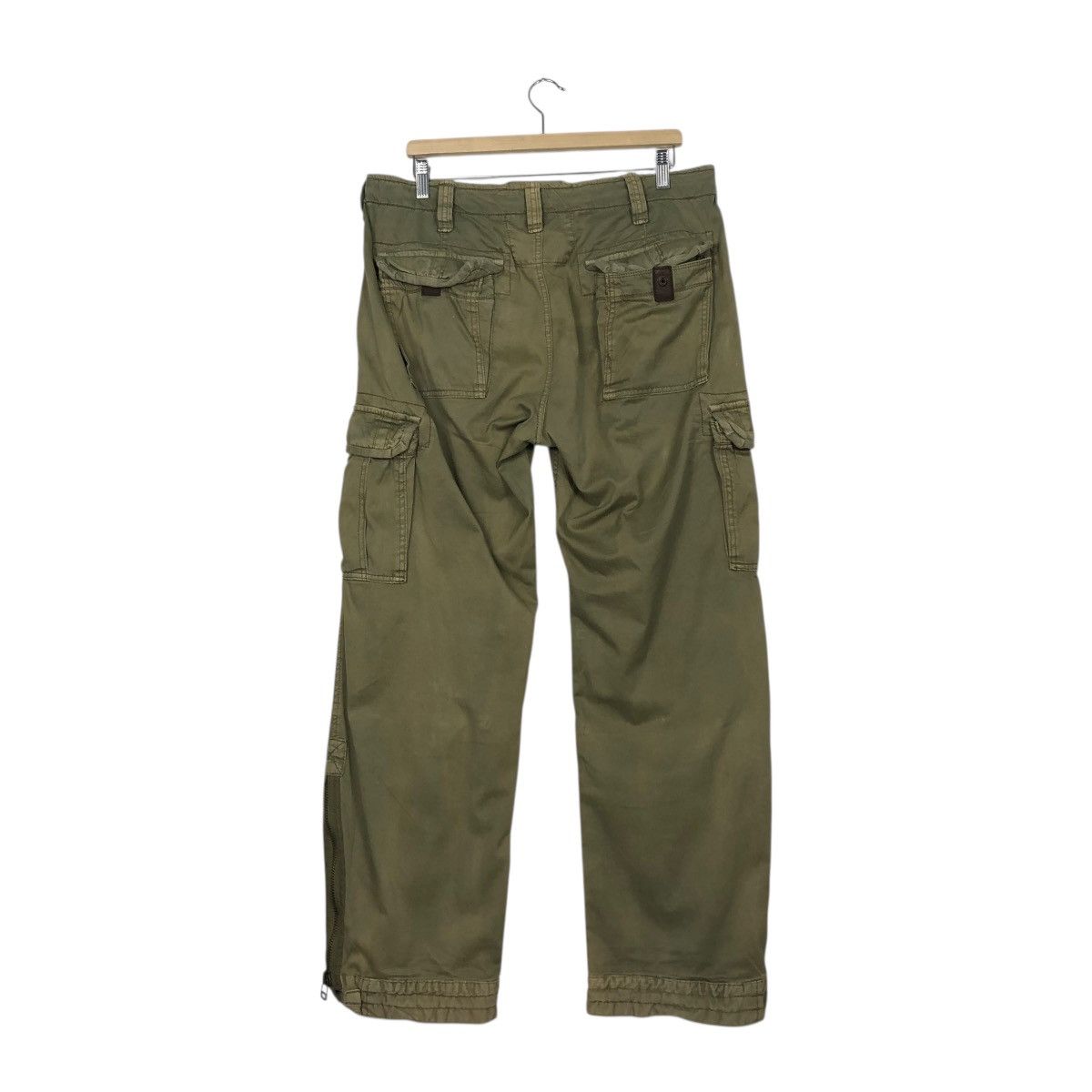 Japanese Brand 🔥TACTICAL PARACHUTE BIKER PANTS UTILITY MULTI POCKET ABECROM Size US 34 / EU 50 - 8 Thumbnail