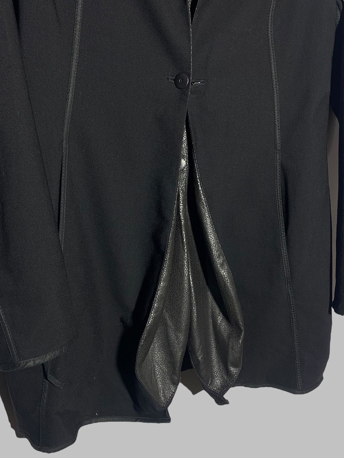 Annette Gortz Annette Gortz Black Designer Wool Cotton Blond Coat Jacket Size M / US 6-8 / IT 42-44 - 4 Thumbnail