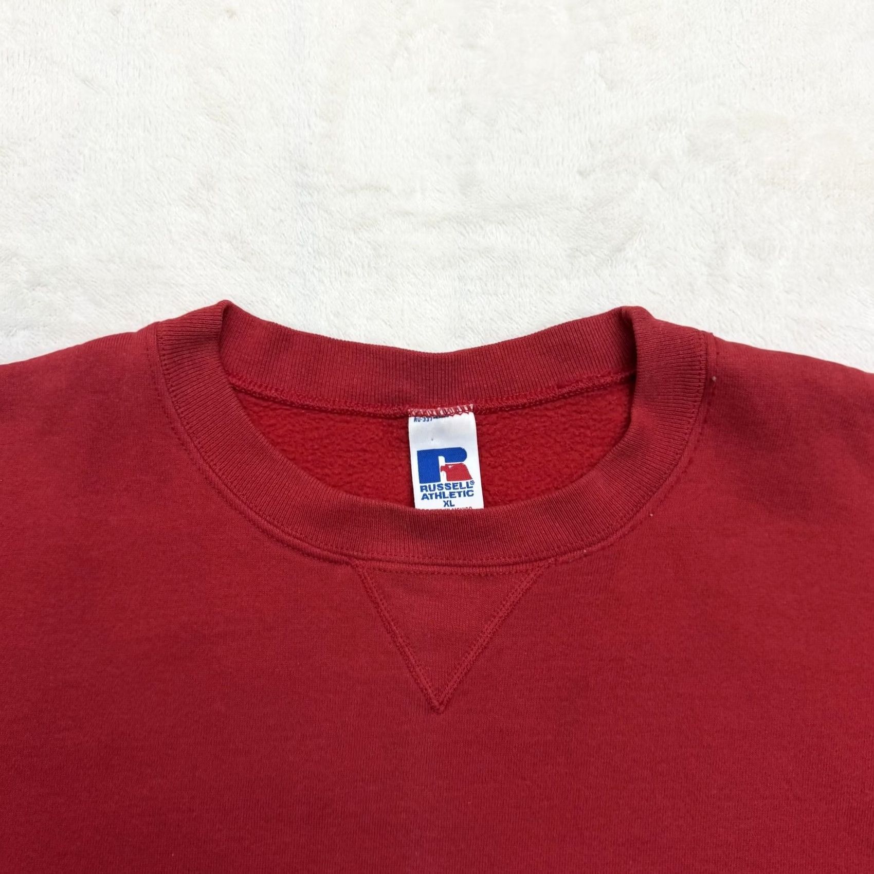 Russell Athletic Russell Athletic Sweatshirt Mens XL Red Fleece Pullover Solid Logo Size US XL / EU 56 / 4 - 2 Thumbnail