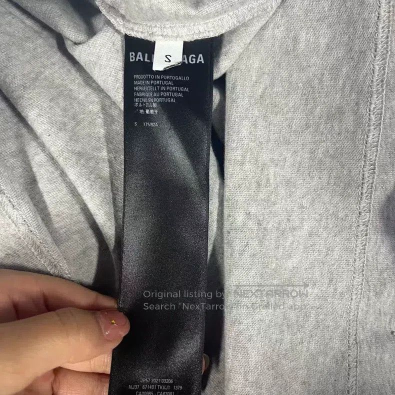 Balenciaga Balenciaga Gray Cola Casual Two-Piece Round Neck Long Slee Size US M / EU 48-50 / 2 - 7 Thumbnail