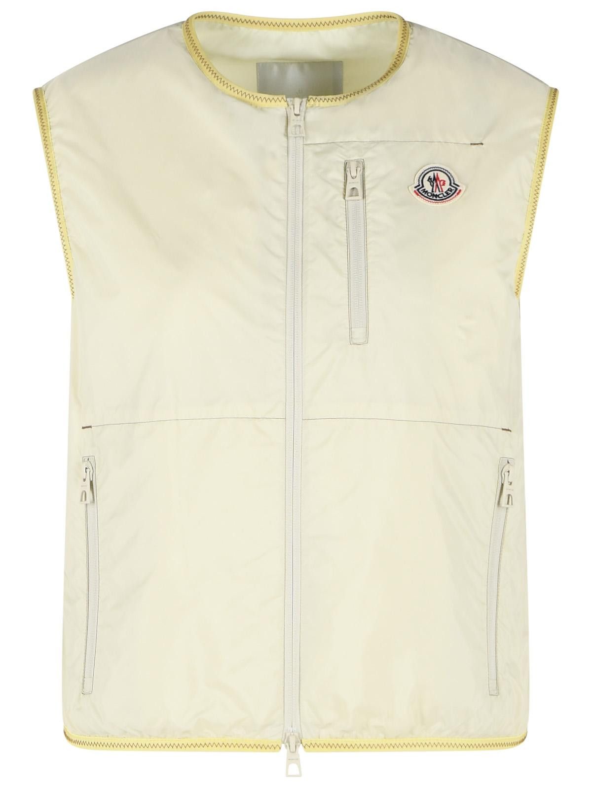 Moncler MONCLER 'Alshain' Yellow Polyamide Vest Size S / US 4 / IT 40 - 1 Thumbnail