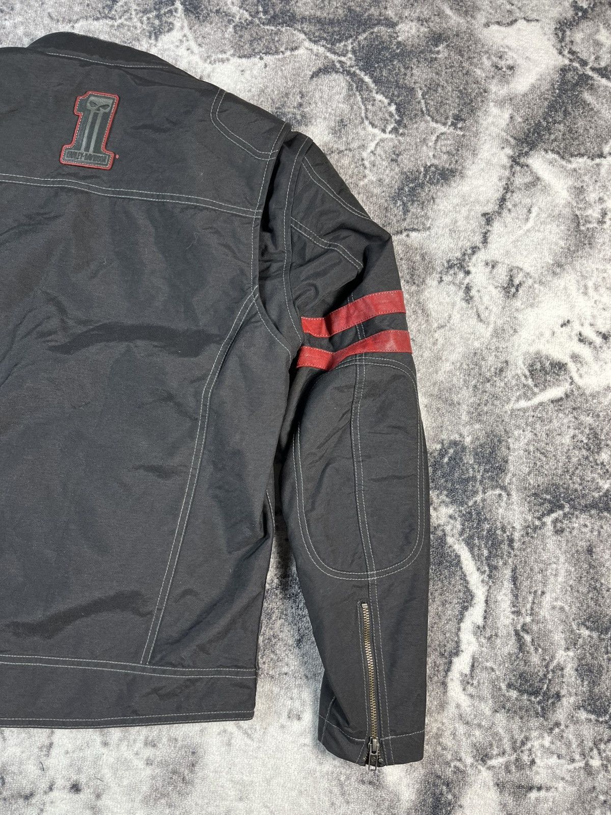 Harley Davidson Harley Davidson Biker Jacket Black Red Moto Racing M Size US M / EU 48-50 / 2 - 15 Thumbnail