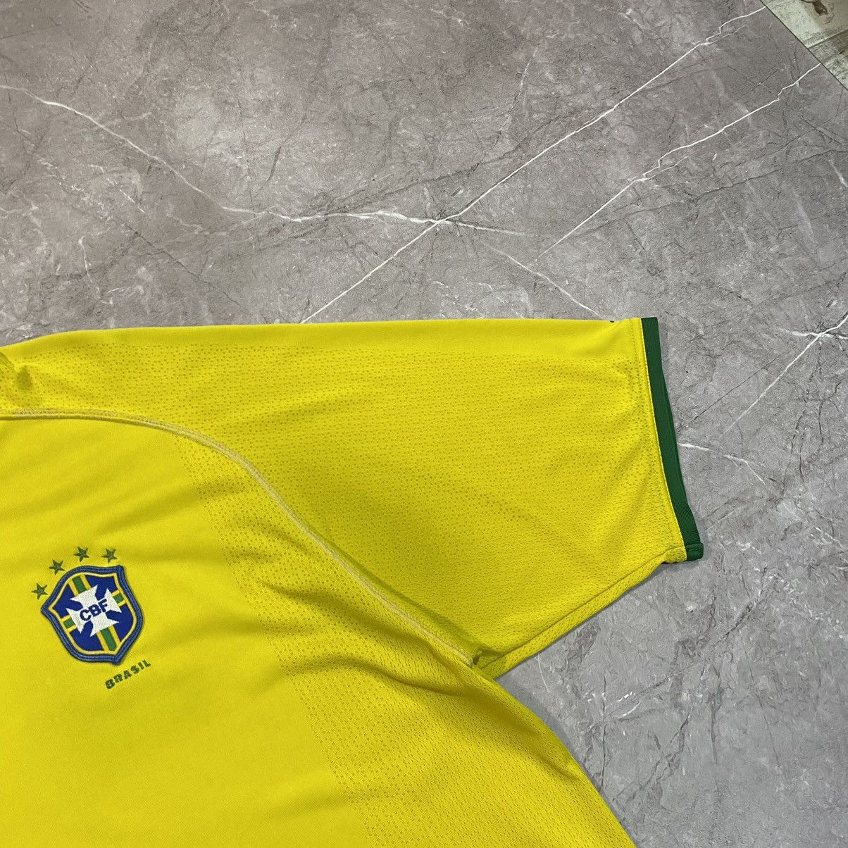 Vintage VINTAGE NIKE BRAZIL TEE NATIONAL SOCCER JERSEY 00s Size US XL / EU 56 / 4 - 5 Thumbnail