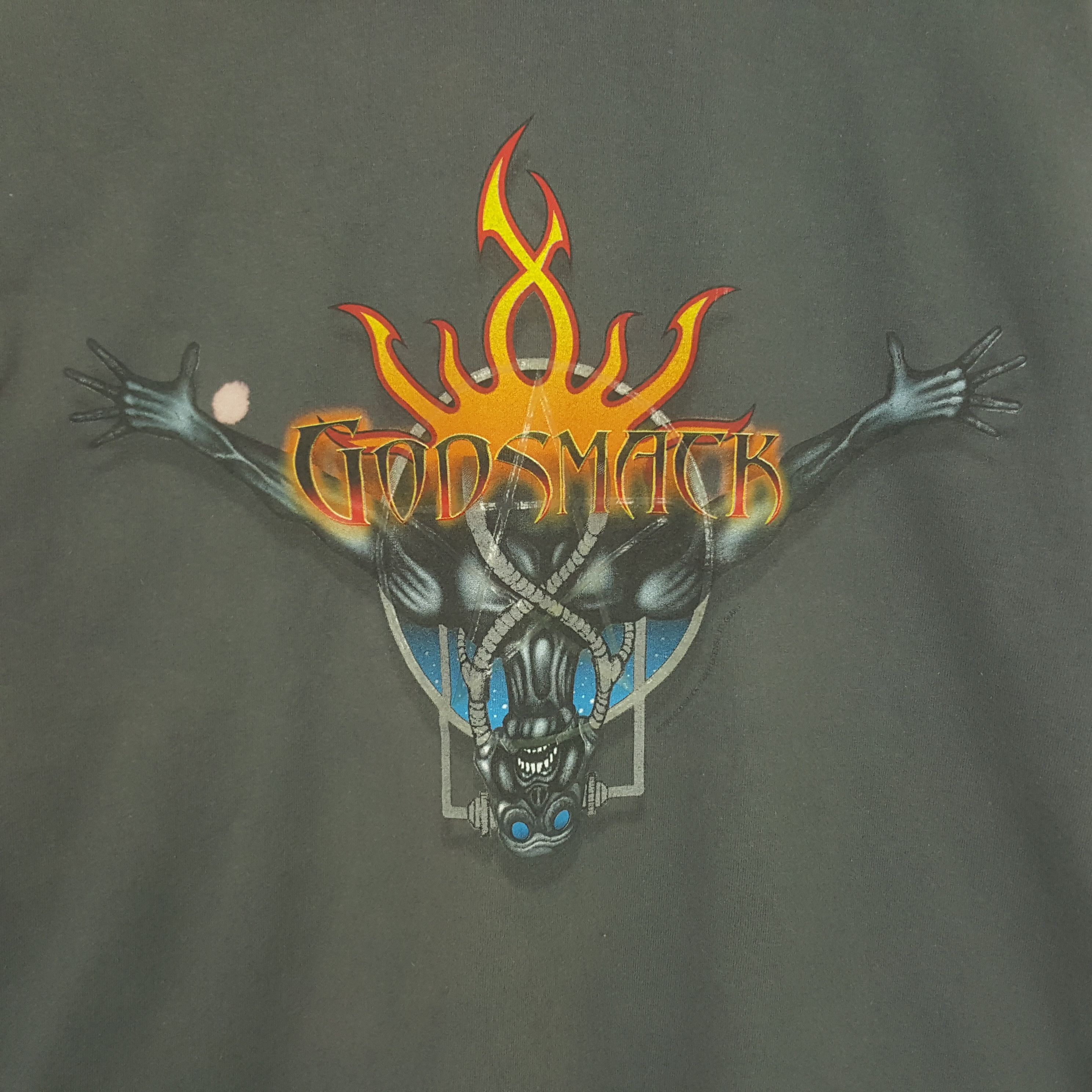 Band Tees Vintage Godsmack American Rock Band Tshirt Size US XL / EU 56 / 4 - 2 Thumbnail