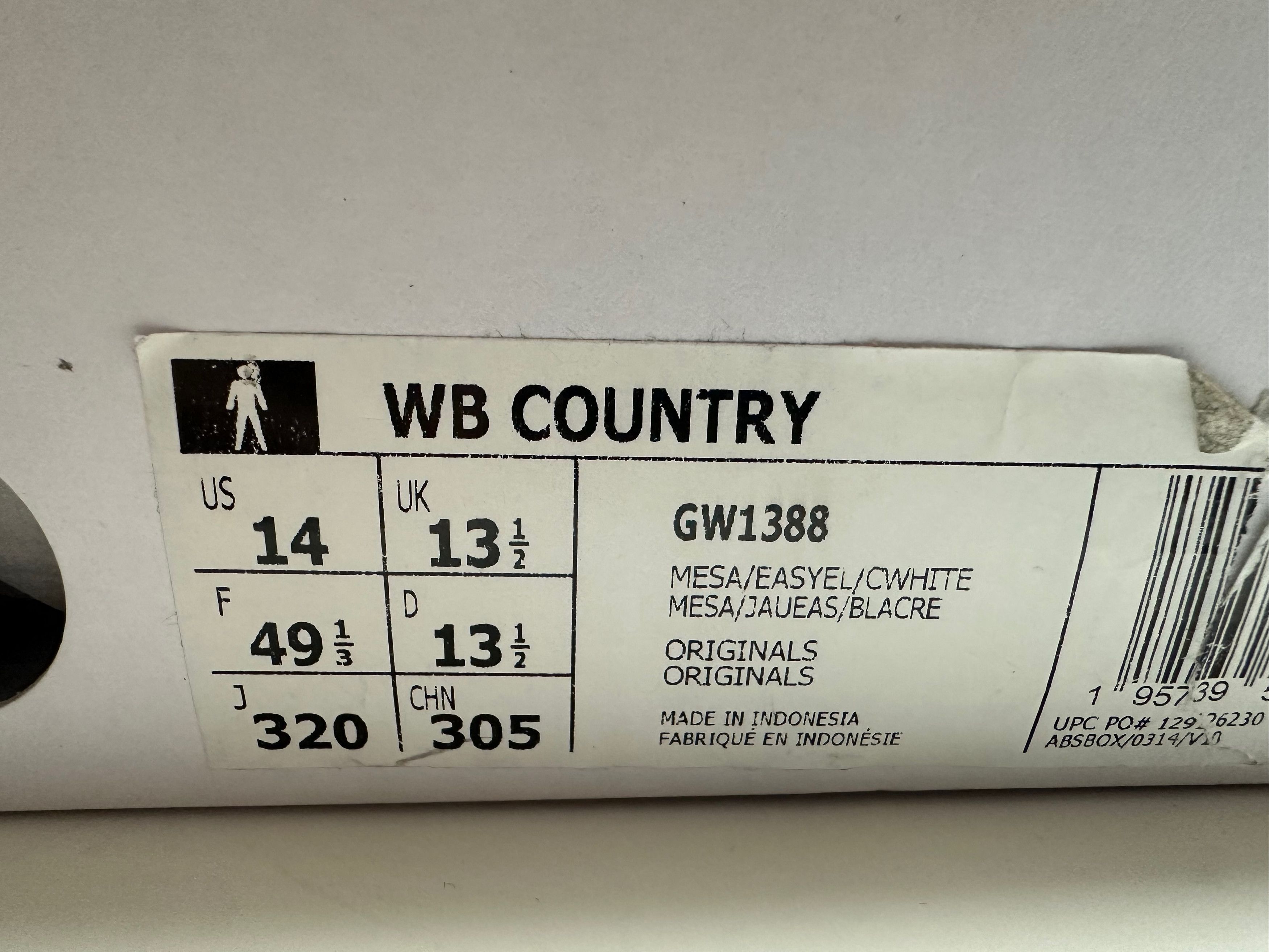 Adidas × Wales Bonner Adidas Originals x Wales Bonner WB Country - Mesa Tan - 14 Size US 14 / EU 47 - 9 Thumbnail