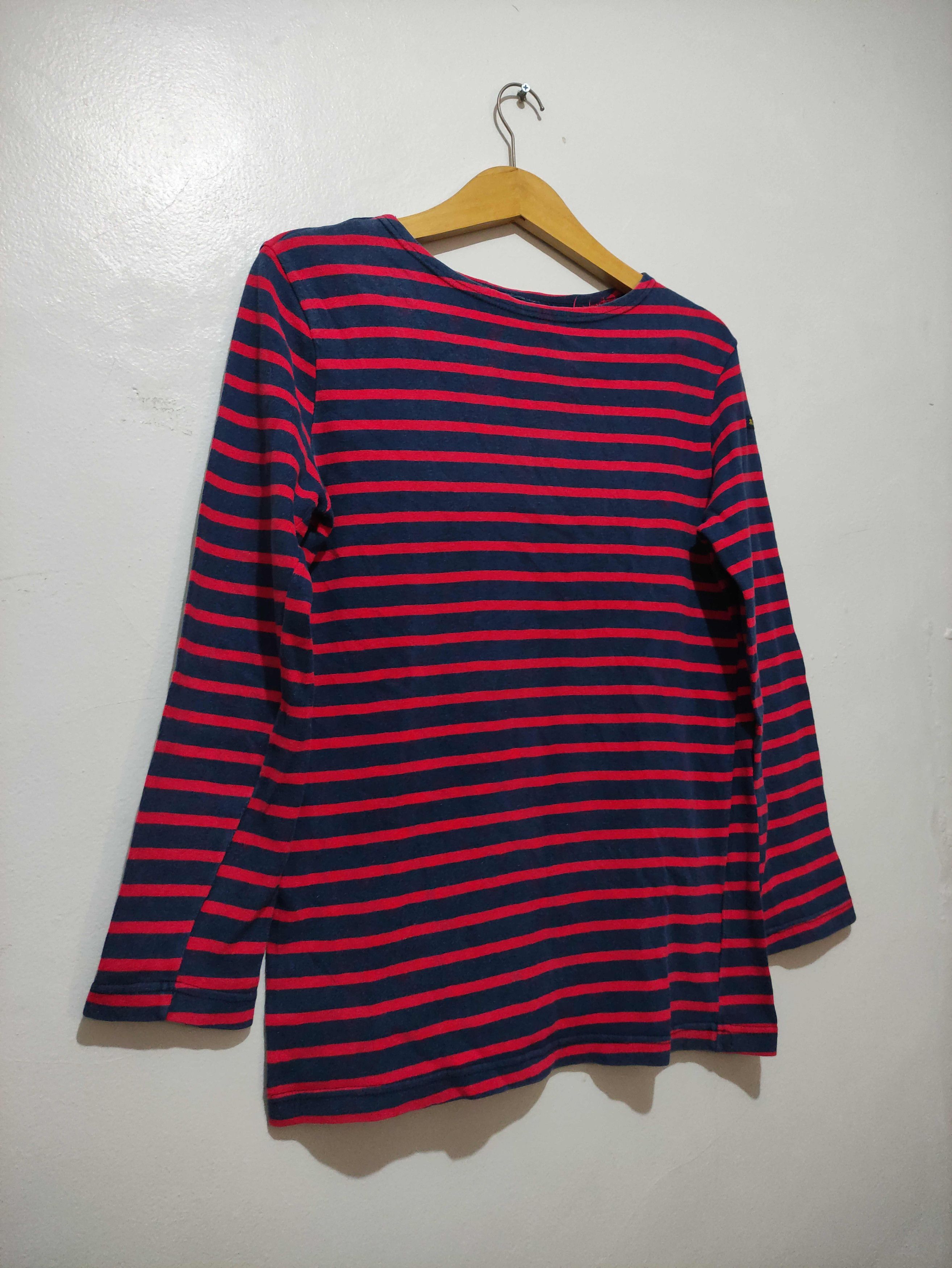 Other Vintage 90's Le Minor x Asap Rocky Striped Blue Long Sleeve Size S / US 4 / IT 40 - 7 Thumbnail