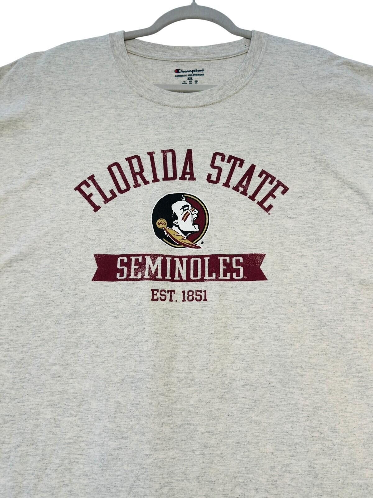 Champion Champion Florida State Top Men's UK Size 3XL Grey Size US XXL / EU 58 / 5 - 8 Thumbnail