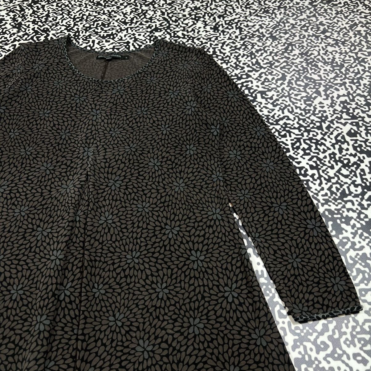 Gudrun Sjoden Vintage Y2K Gudrun Sjoden Floral Monogram Retro Luxury Dress Size L / US 10 / IT 46 - 5 Thumbnail