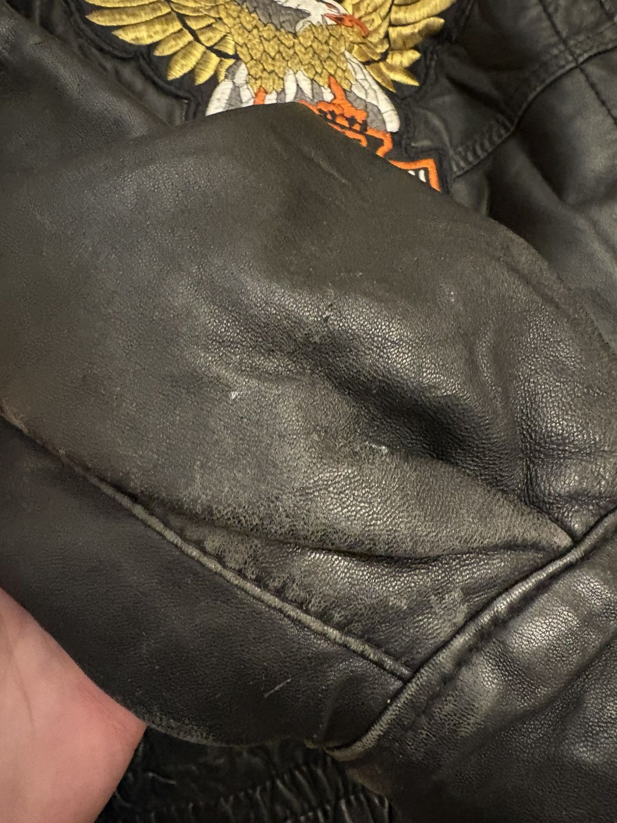 Harley Davidson Vintage 1990s Harley Davidson leather jacket size M Size US M / EU 48-50 / 2 - 8 Thumbnail
