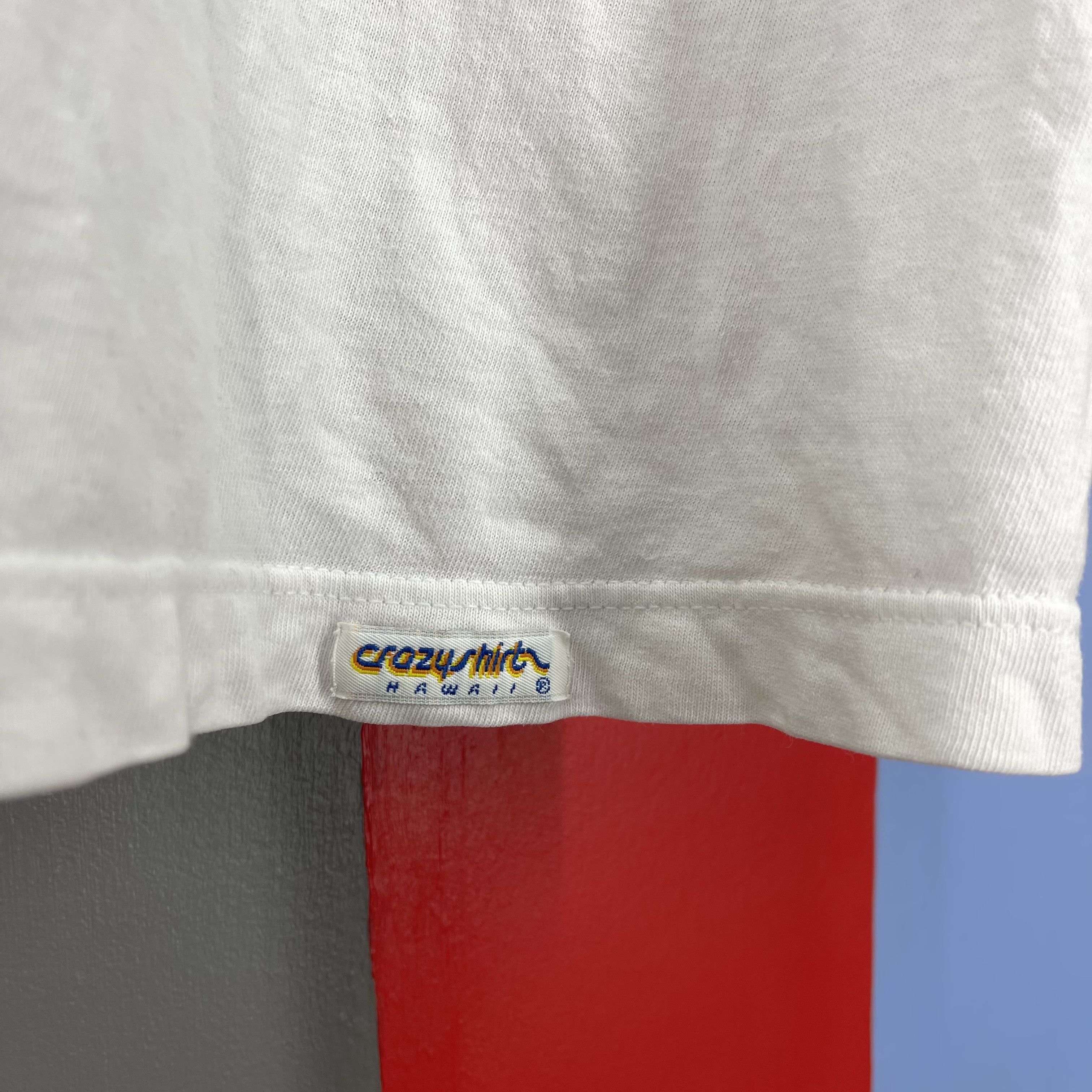 Vintage 90s Vintage HAWAII by CRAZY SHIRT Crew Neck T Shirt #2033/14 Size US M / EU 48-50 / 2 - 4 Thumbnail