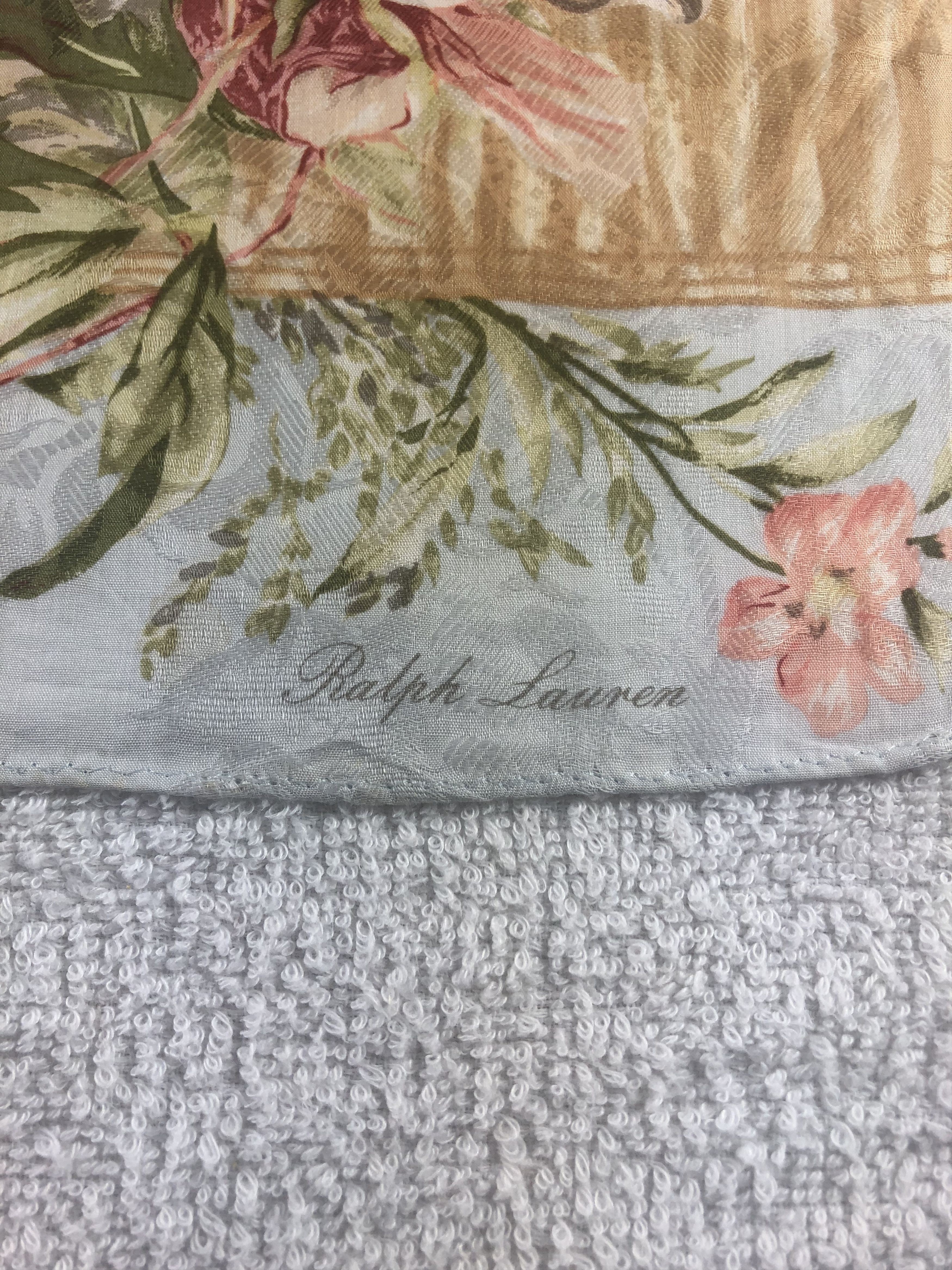 Polo Ralph Lauren × Ralph Lauren × Vintage Ralph Lauren Floral Handkerchief / Bandana / Neckerchief Size ONE SIZE - 5 Thumbnail