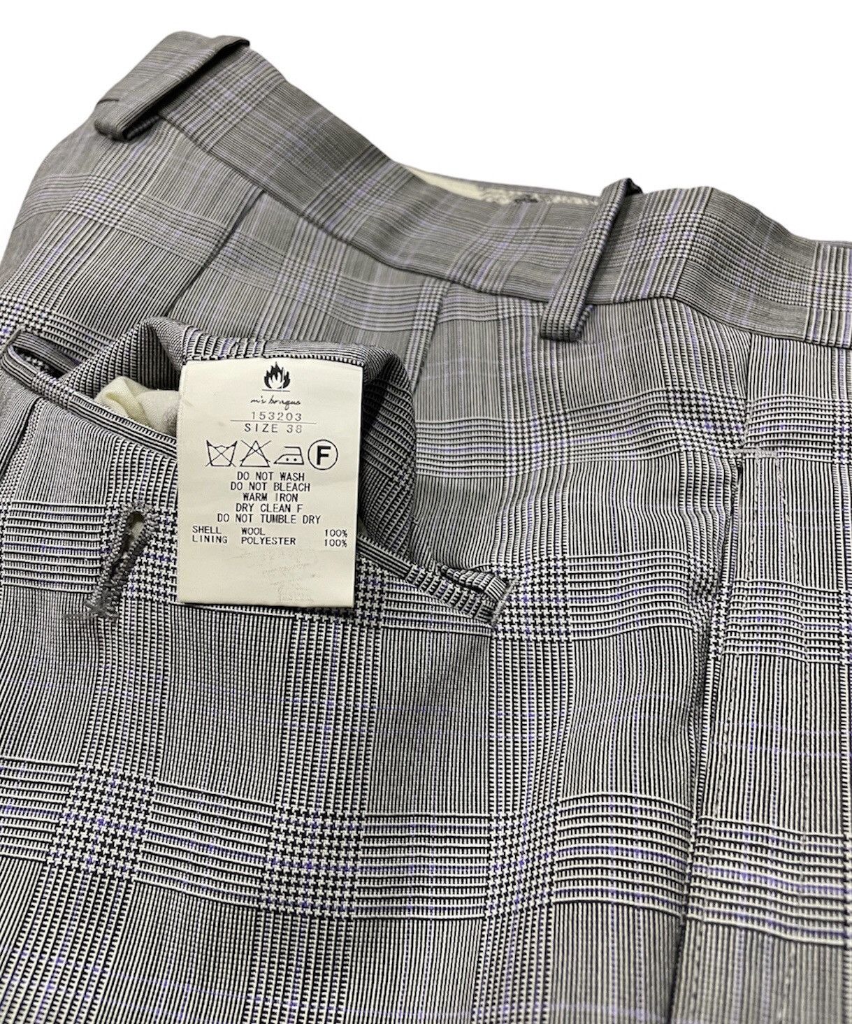 Japanese Brand FW18 Takahiro Matsushita Plaid Trousers Size US 31 - 6 Thumbnail