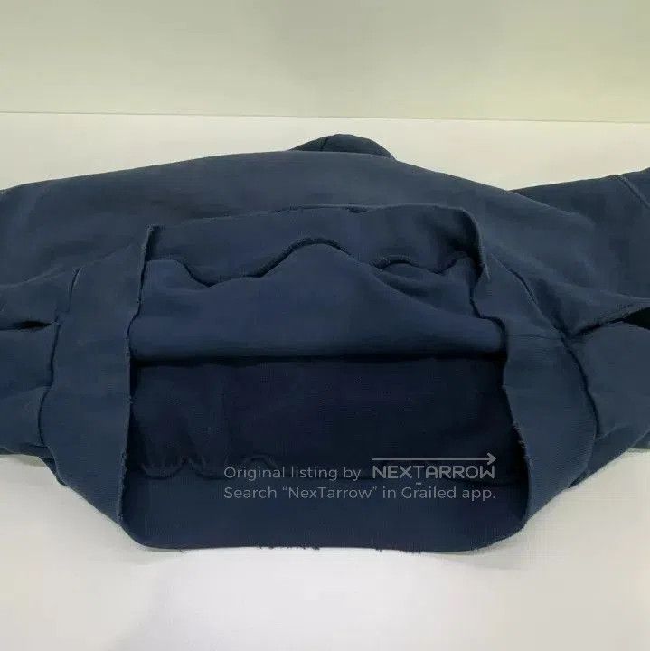 Balenciaga Balenciaga SS24 Logo Hoodie in Deep Blue. Size US XS / EU 42 / 0 - 9 Thumbnail
