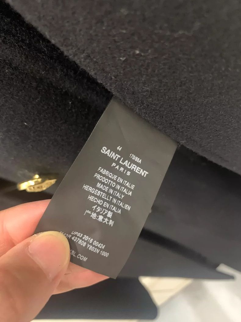Saint Laurent Paris Saint Laurent Paris 16ss Golden Mouth Shawl Jacket-2506 Size US S / EU 44-46 / 1 - 5 Thumbnail