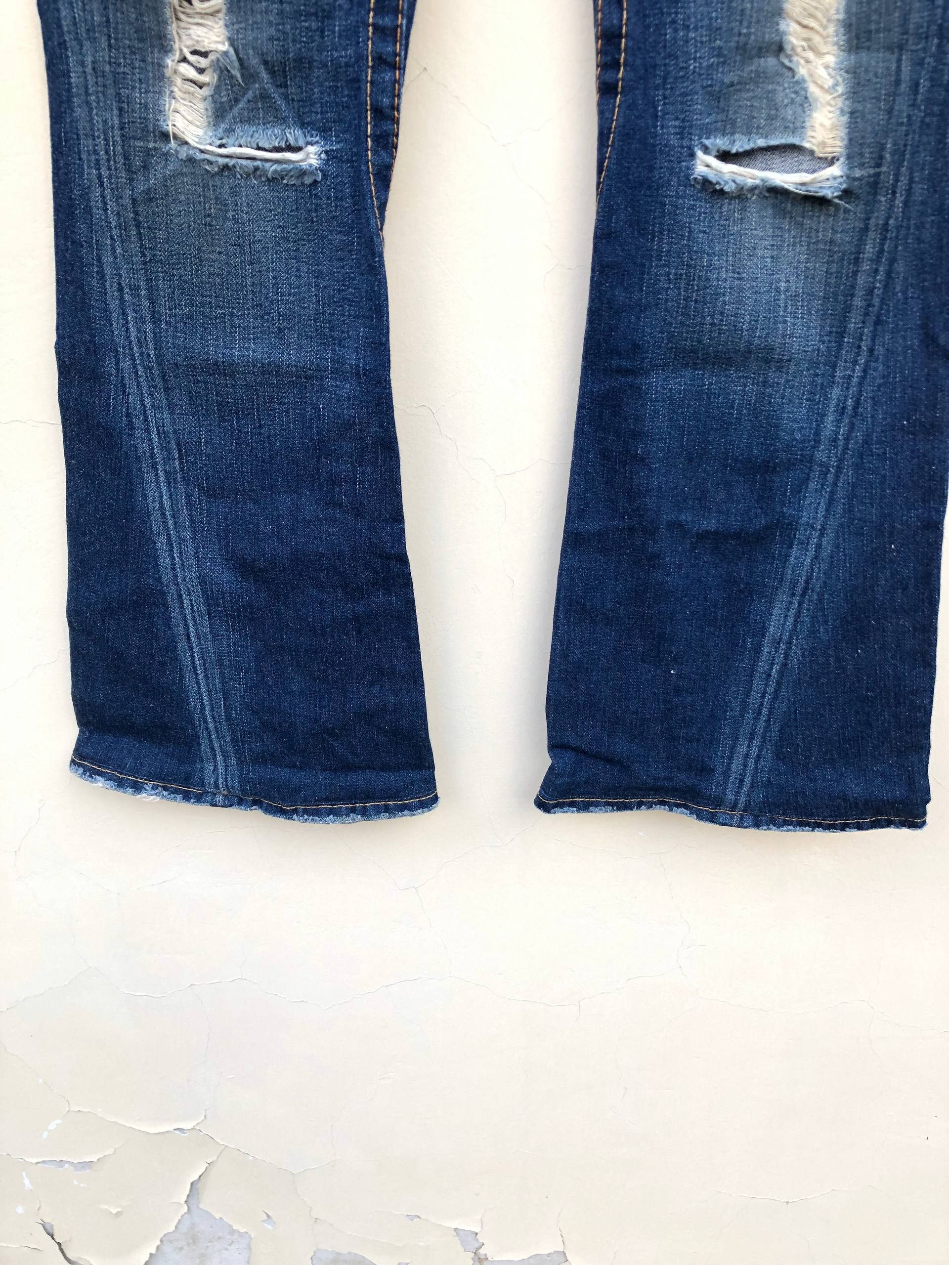 If Six Was Nine 2000s Distressed Bootcut Flared Vkei Y2k Japanese Archive Size US 28 / EU 44 - 12 Thumbnail