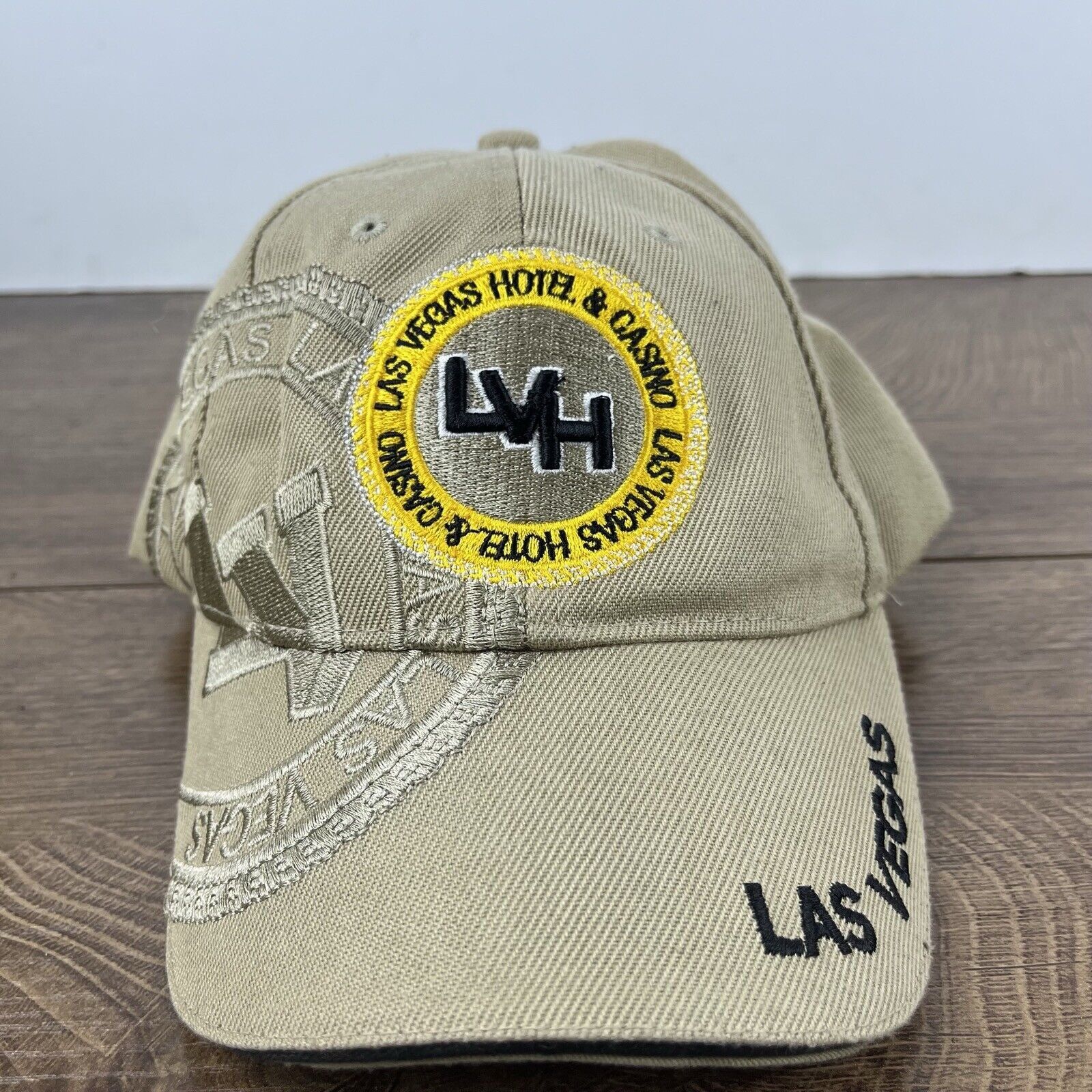 Other Las Vegas Hotel & Casino Hat Adjustable Hat Tan Hat Adjustab Size ONE SIZE - 4 Thumbnail