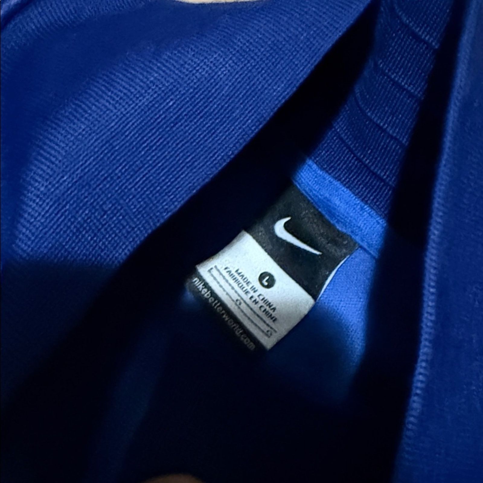 Nike 2012 Nike Inter Milan Zip Up Sweatshirt Size US L / EU 52-54 / 3 - 7 Thumbnail