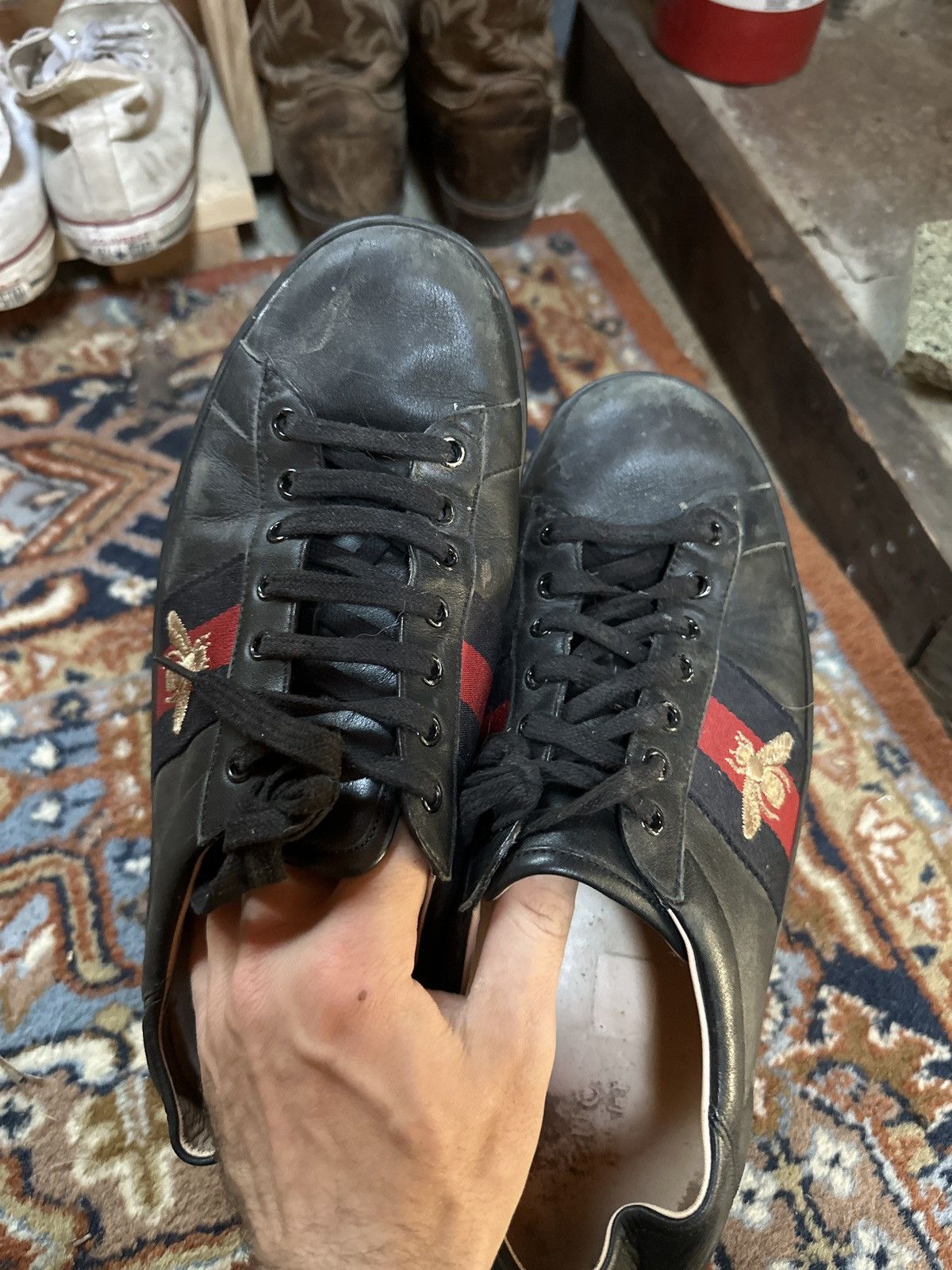 Gucci Gucci Low Top Size US 11 / EU 44 - 3 Thumbnail