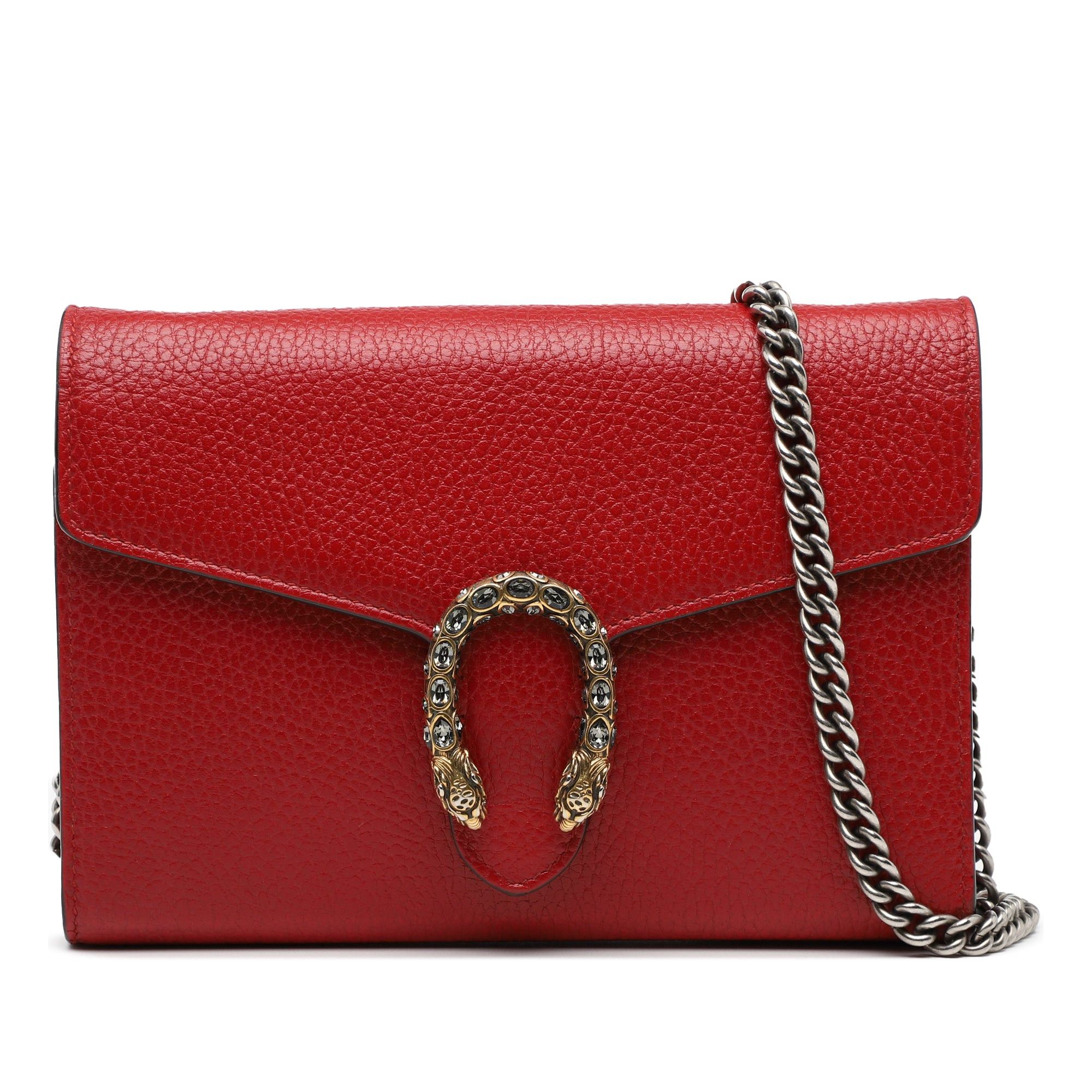Gucci Leather Dionysus Wallet on Chain Size ONE SIZE - 1 Thumbnail