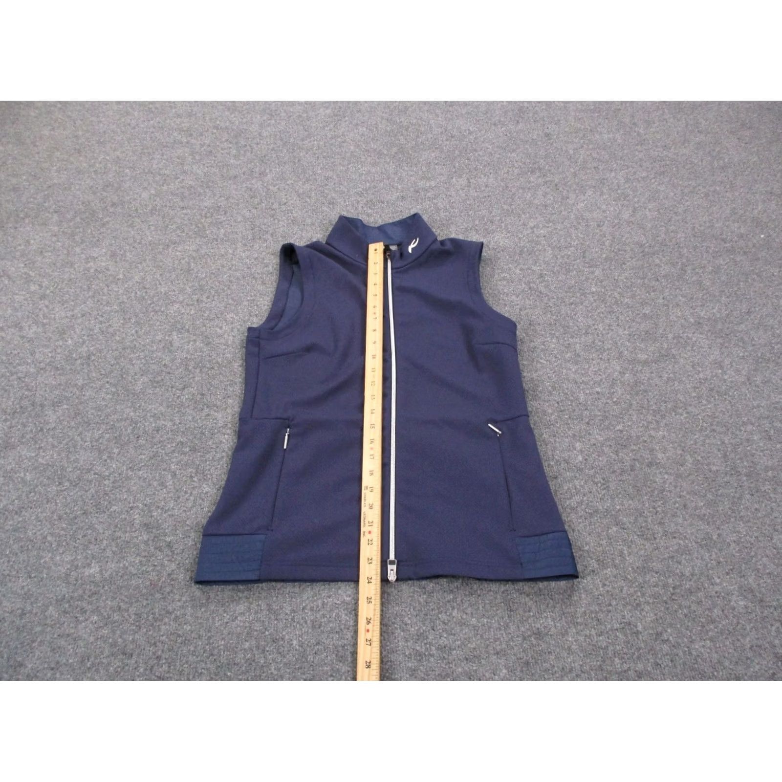 KJUS KJUS Vest Womens 38 Blue Zip Pockets Lightweight Windbreaker Outdoor Winter Spring Fall Regular Size XS / US 0-2 / IT 36-38 - 3 Thumbnail