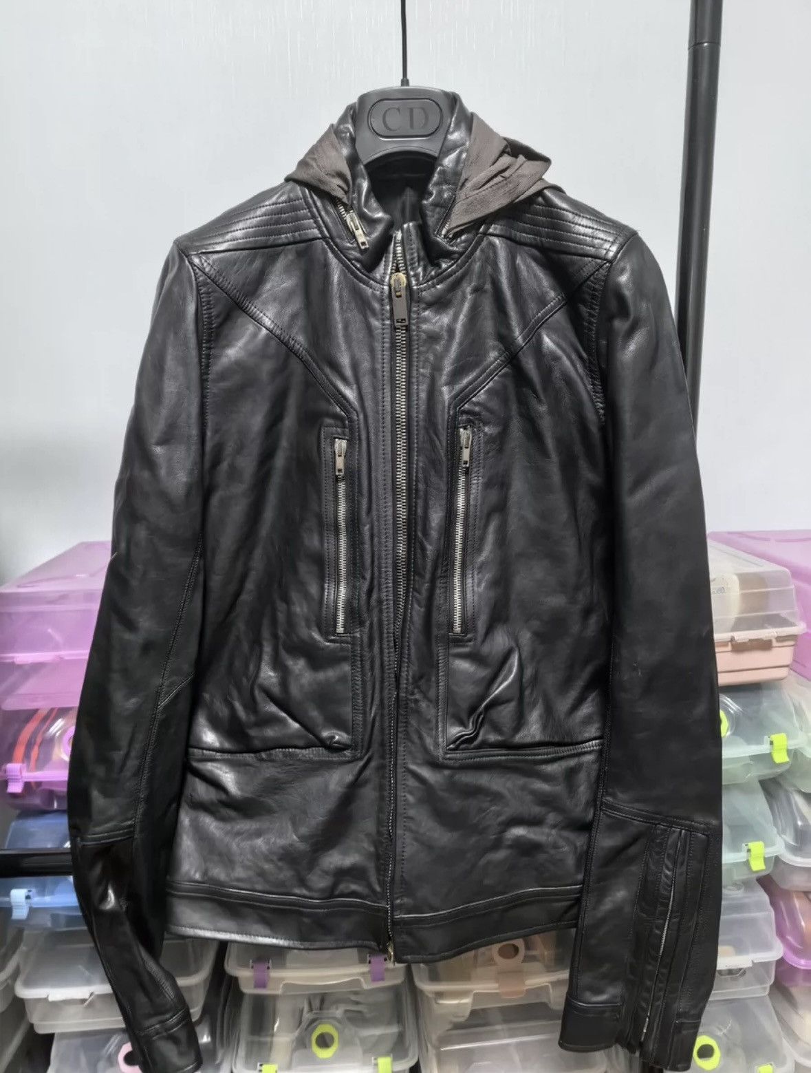 Rick Owens Rickowens leatherjacket Size US M / EU 48-50 / 2 - 4 Thumbnail