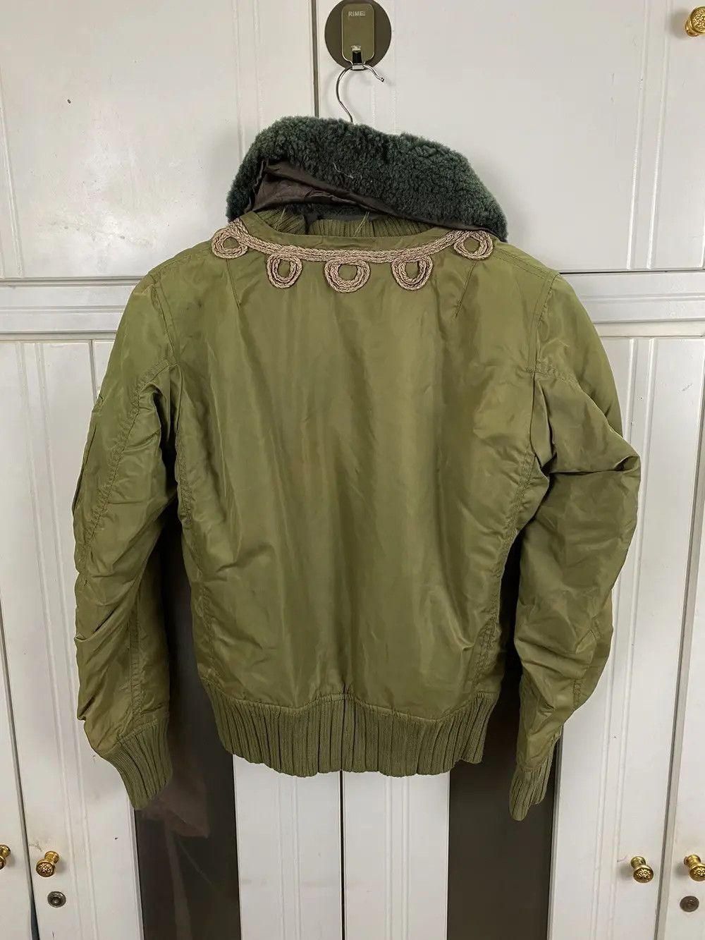 Avirex Vintage Avirex Bomber Jacket Fur Hood Size US S / EU 44-46 / 1 - 6 Thumbnail