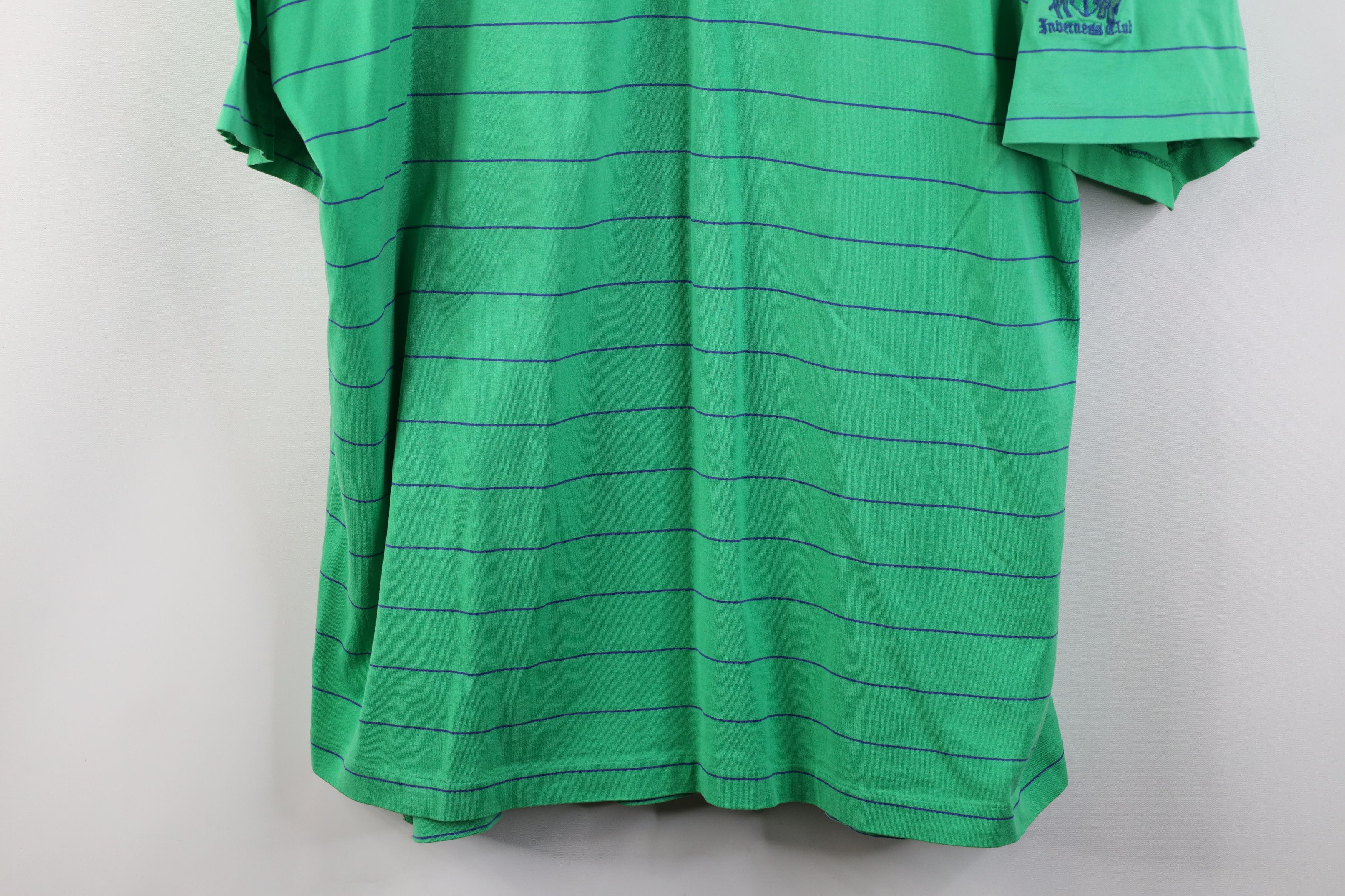 Ralph Lauren Vintage Polo Golf Ralph Lauren Striped Golfing Polo Green Size US XL / EU 56 / 4 - 3 Thumbnail