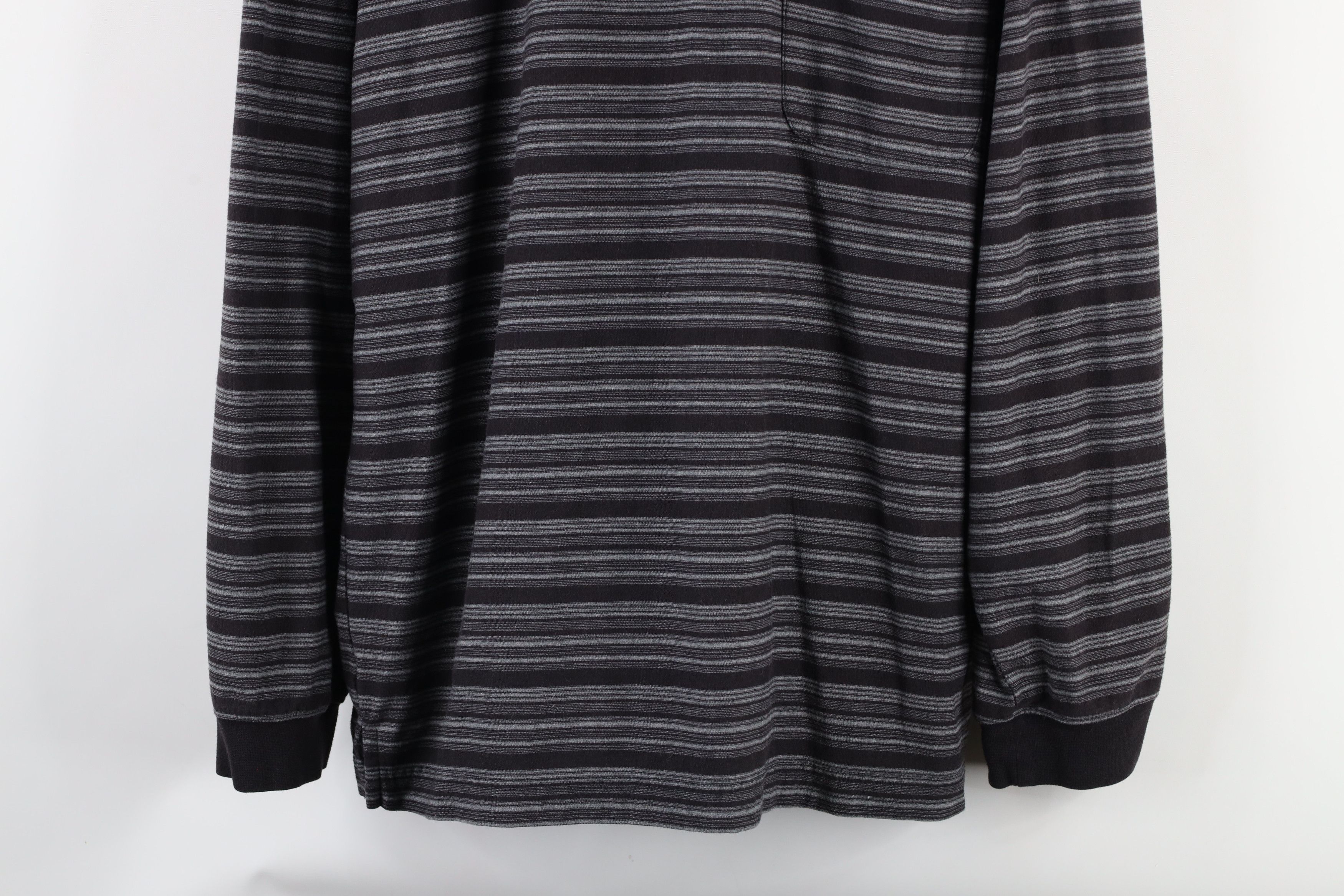 Vintage Vintage 90s Streetwear Striped Knit Long Sleeve Rugby Polo Size US M / EU 48-50 / 2 - 3 Thumbnail