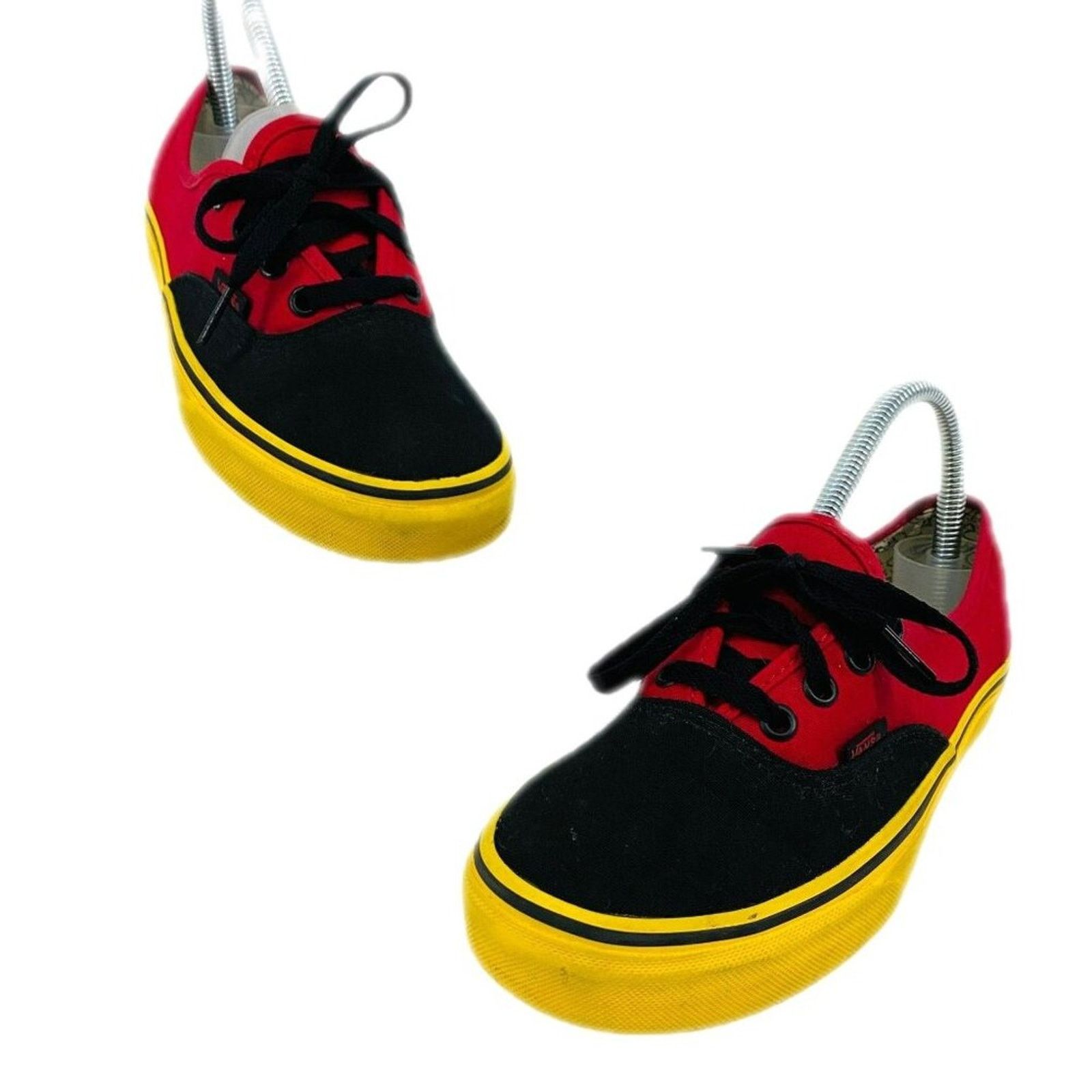 Vans x Disney Unisex Mickey Red Black Yellow Sneakers