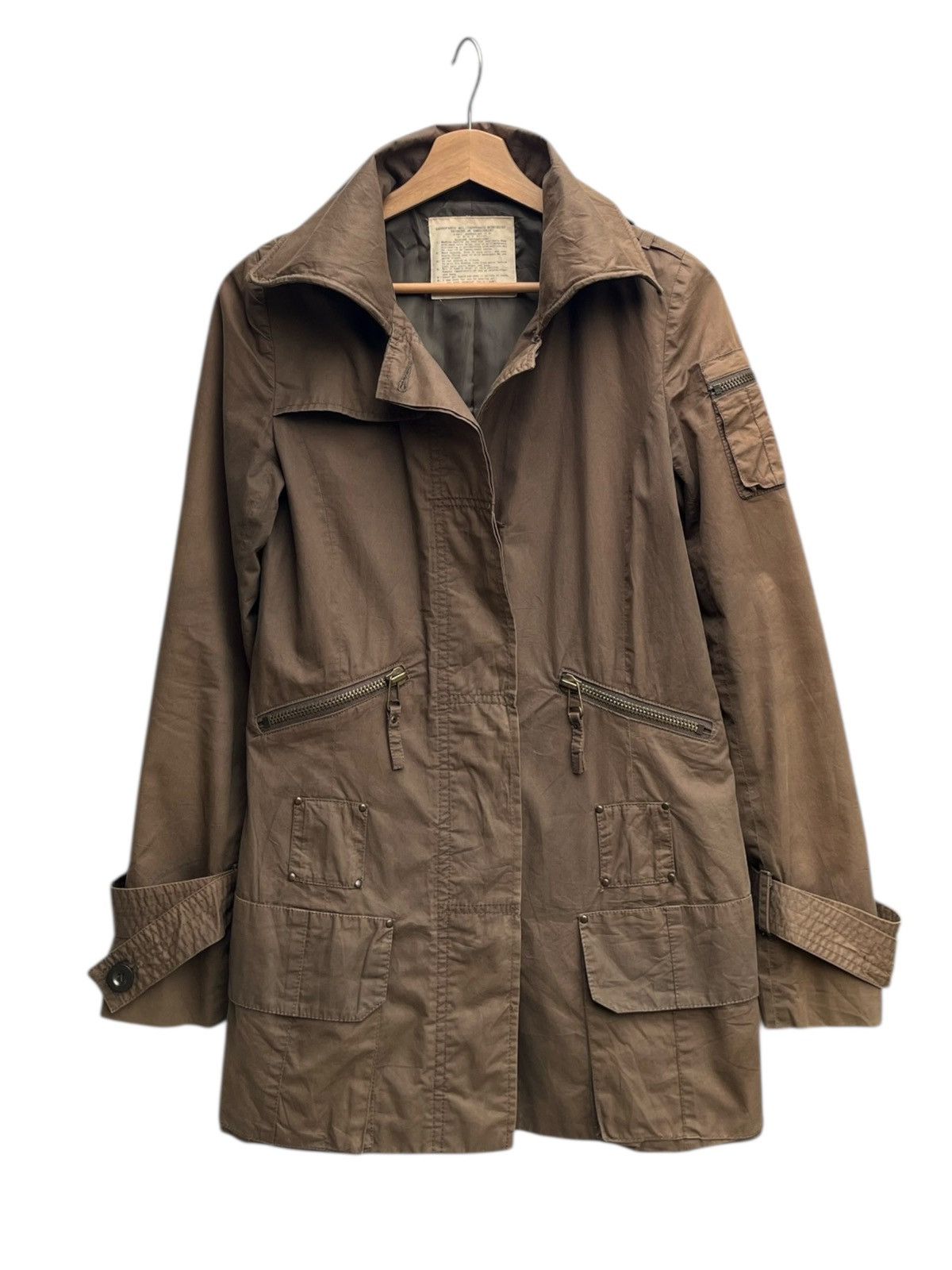 GOA GOA Military Avant Garde Jacket Olive Unisex Size US XS / EU 42 / 0 - 3 Thumbnail