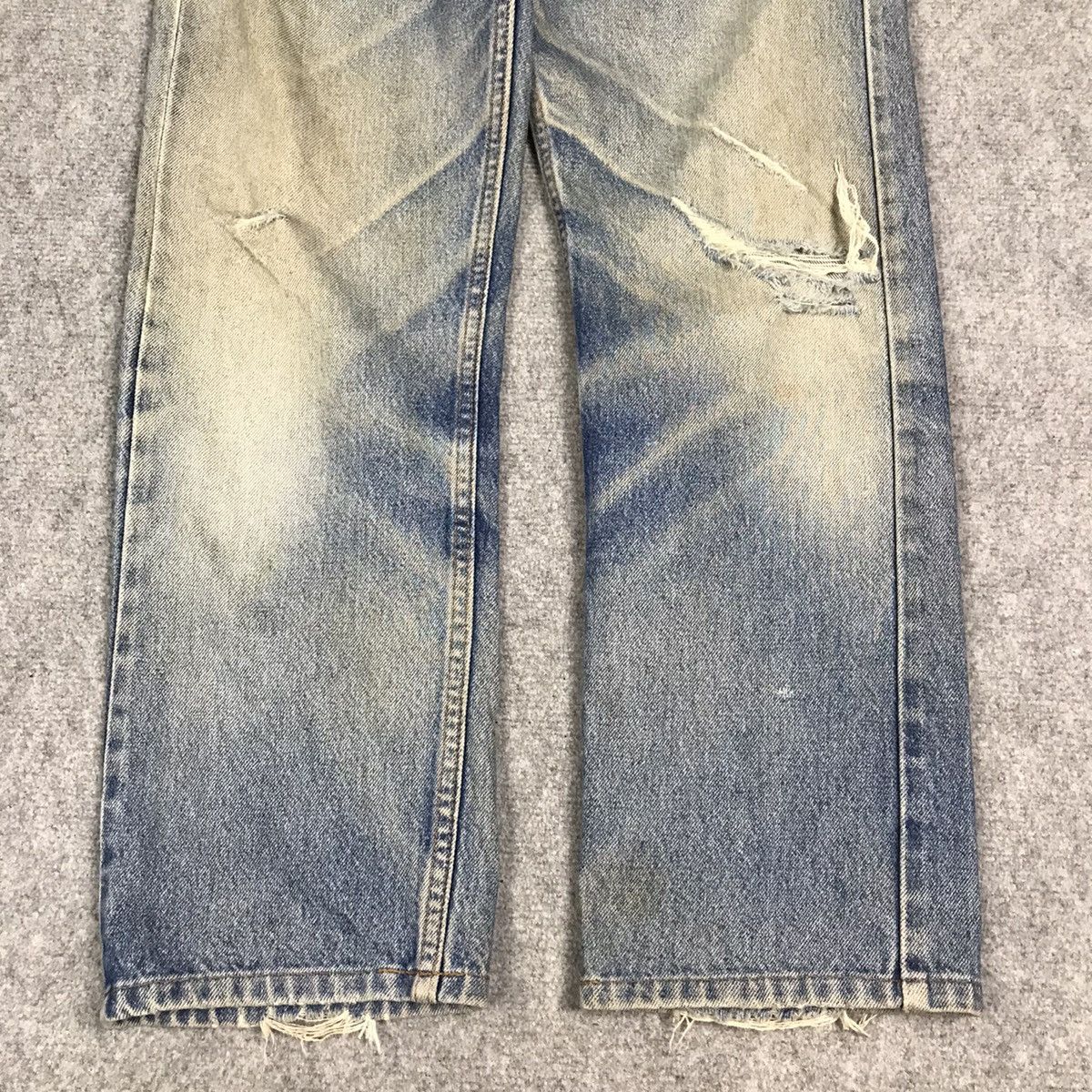 Levi's Vintage Clothing Levi’s 505 Distressed Denim Jeans Pants Size US 28 / EU 44 - 2 Thumbnail