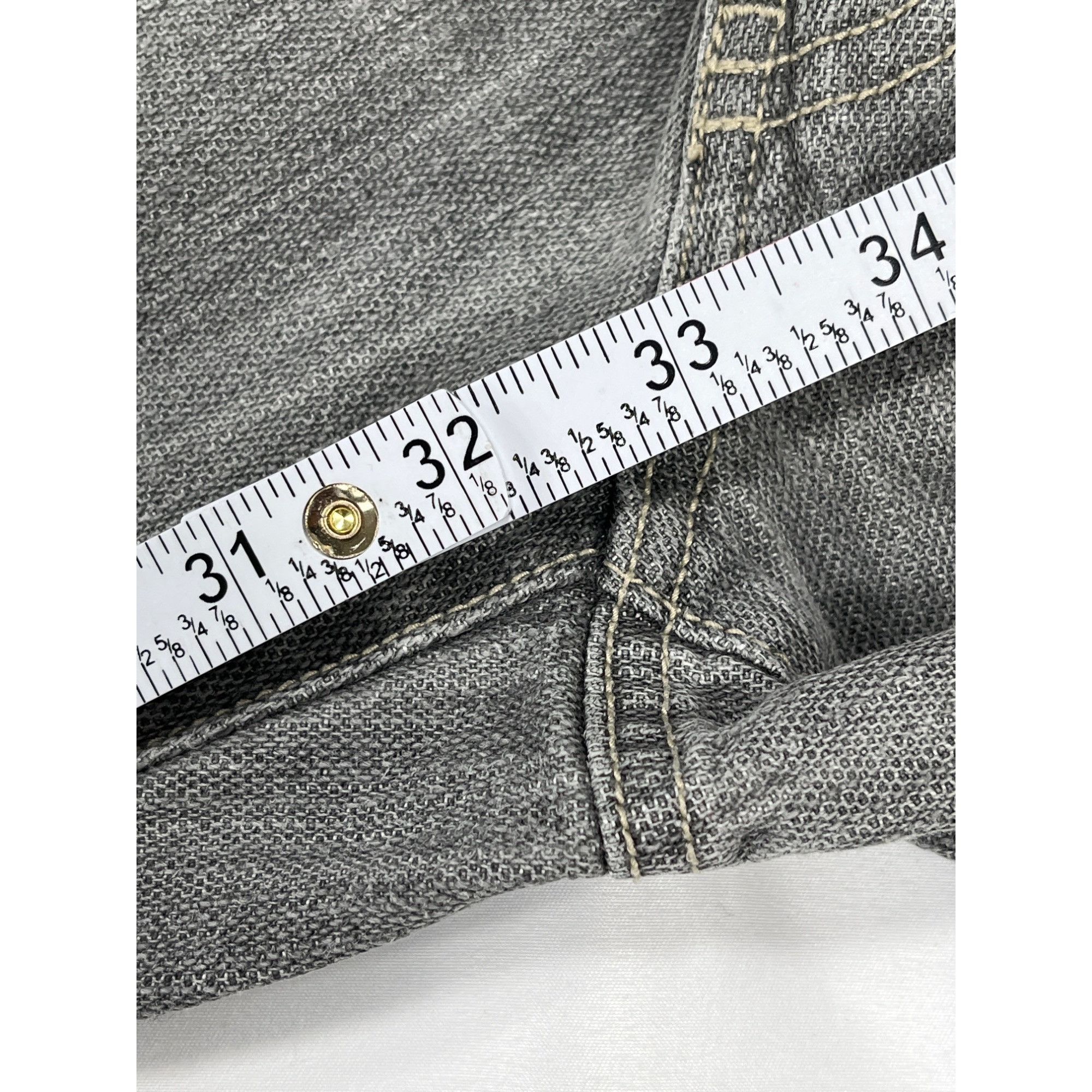 Other Hum Men's Grey Pants/Jeans/Wide Leg 31x38 SKU 4634 Size US 31 - 10 Thumbnail